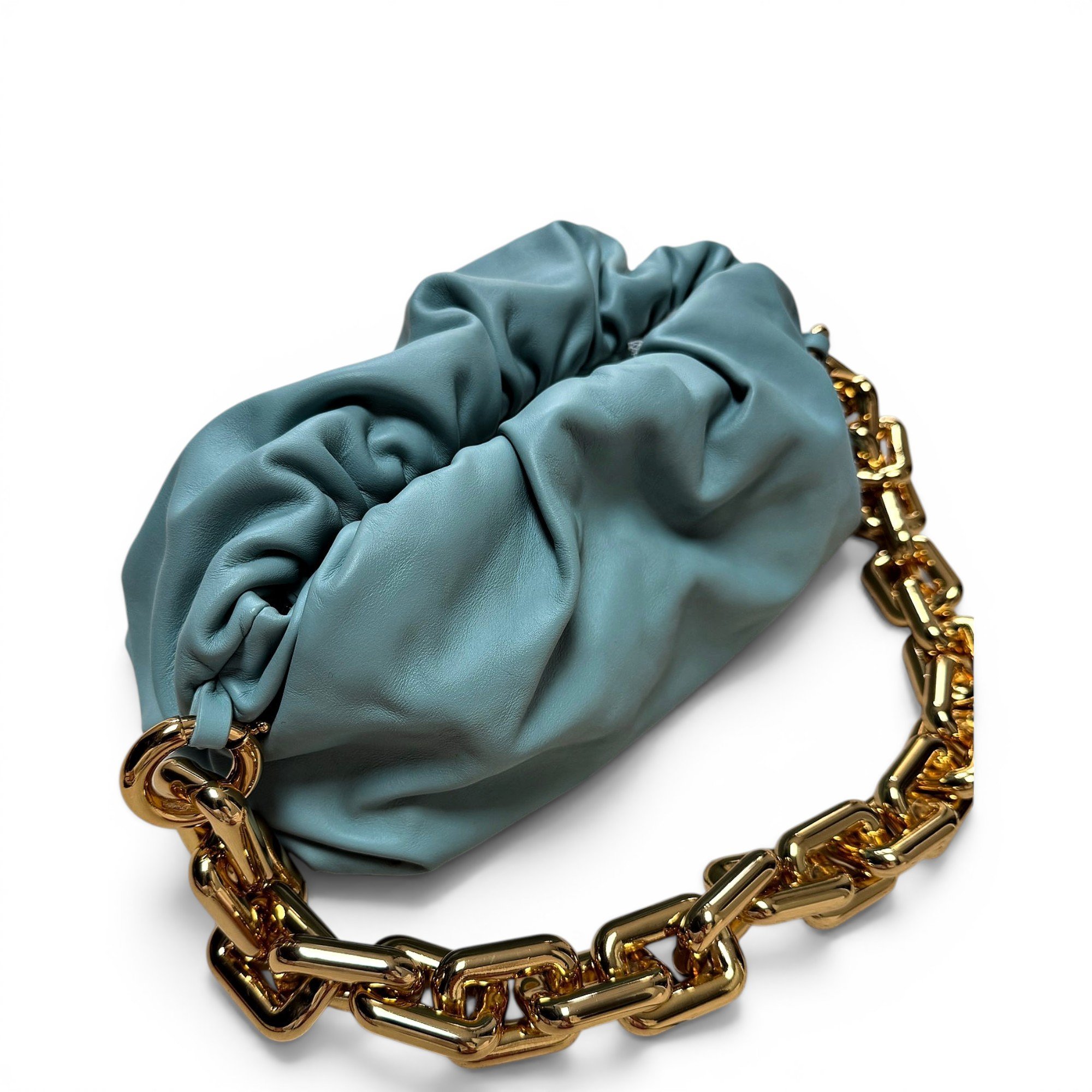 Chain Pouch leather handbag