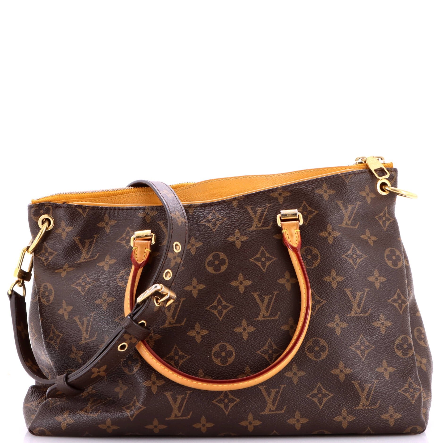 Pallas Tote Monogram Canvas with Leather