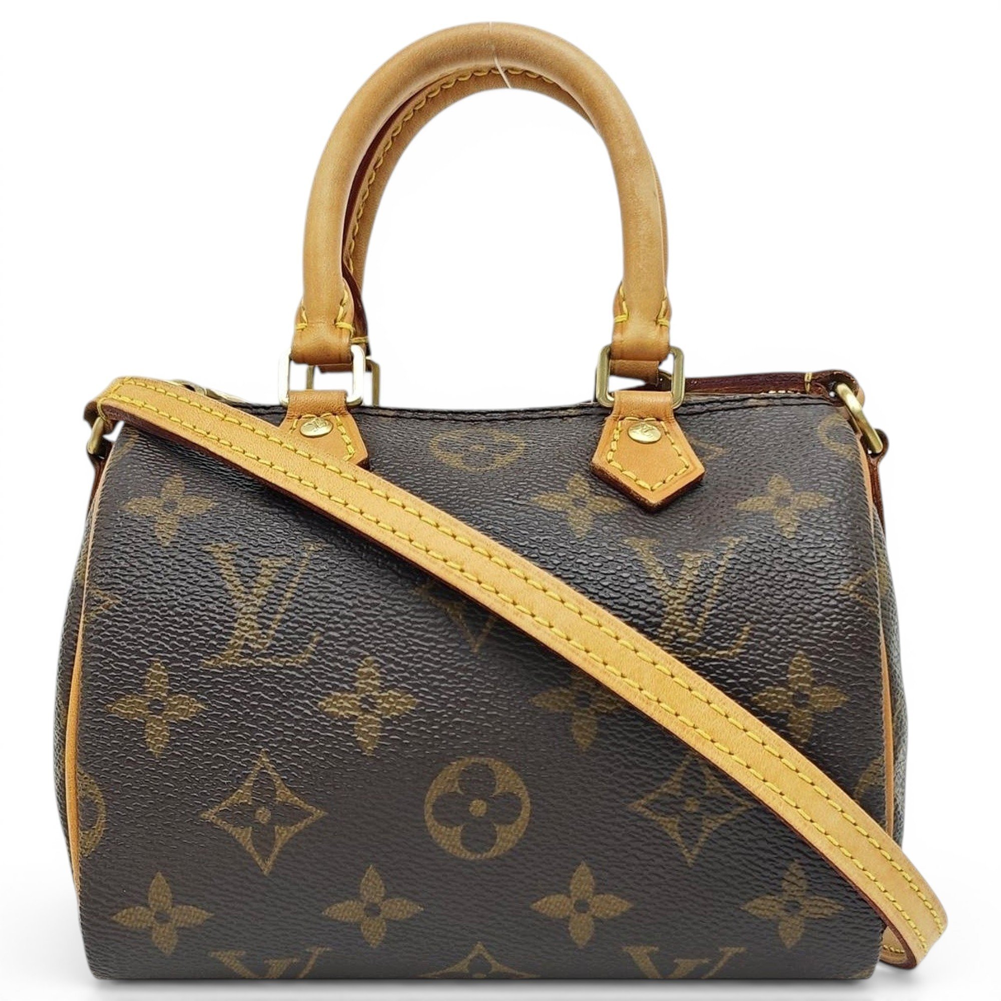 Nano Speedy / Mini HL leather handbag