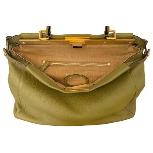 Peekaboo leather handbag