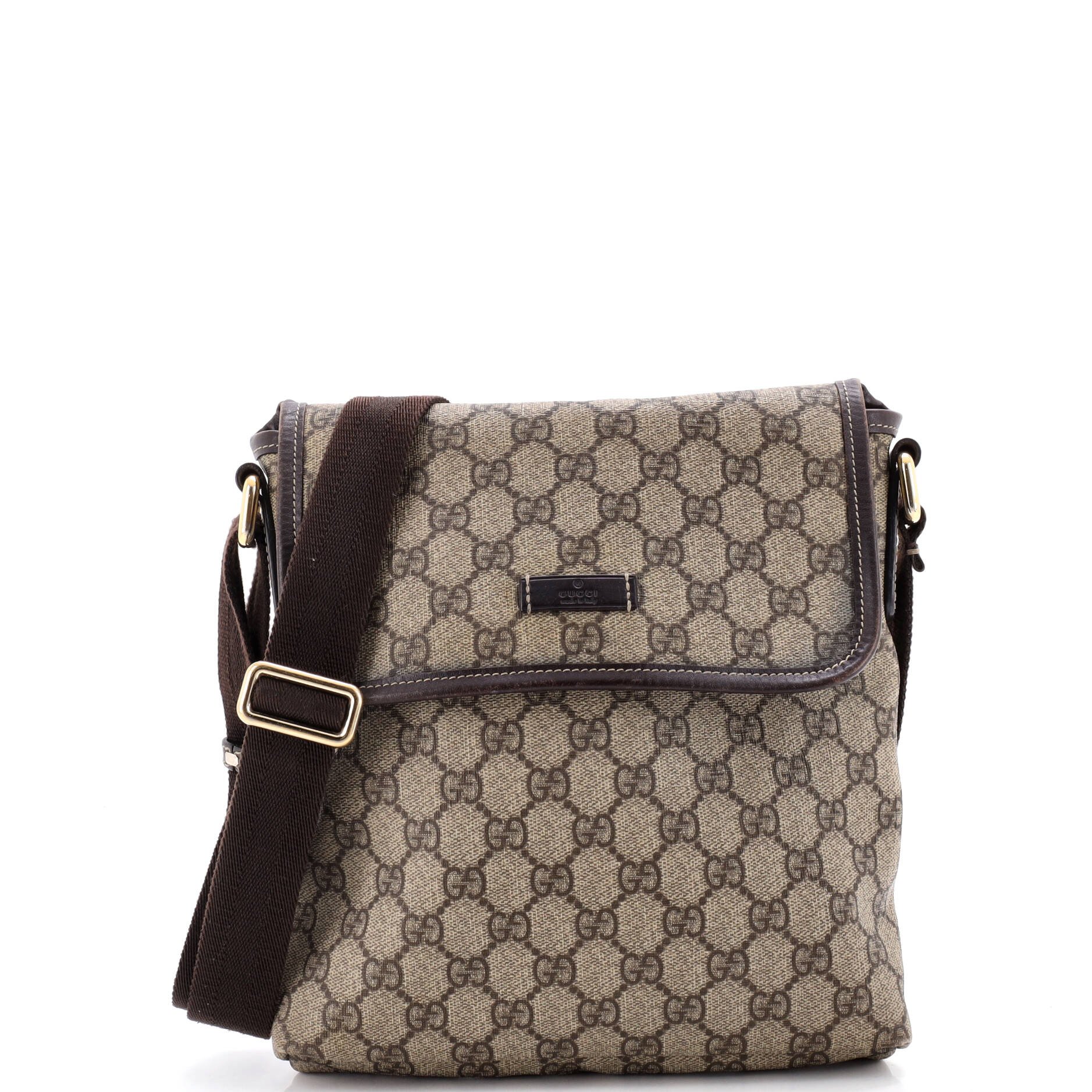Flap Messenger GG Coated Canvas Small