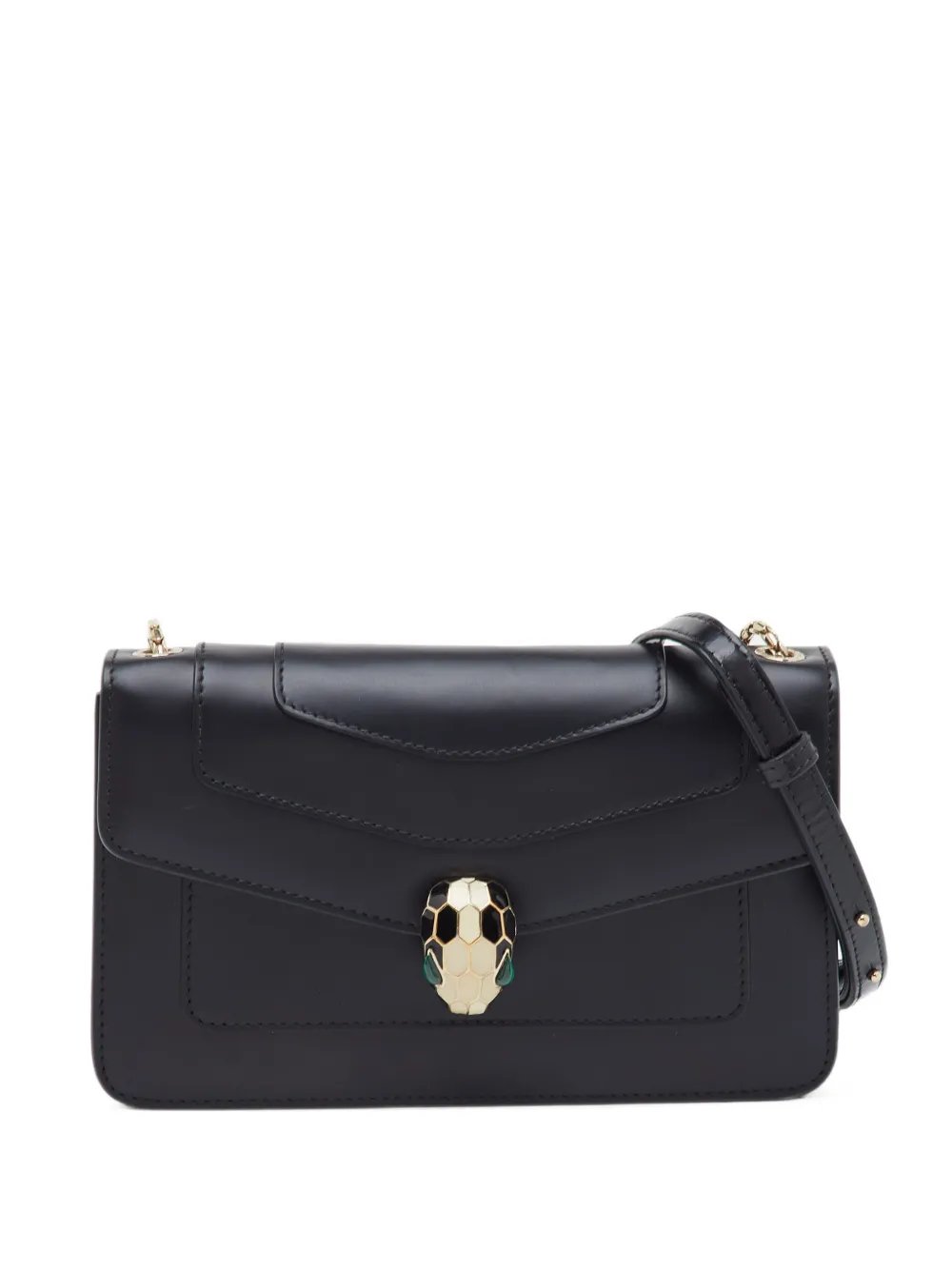 Serpenti leather shoulder bag