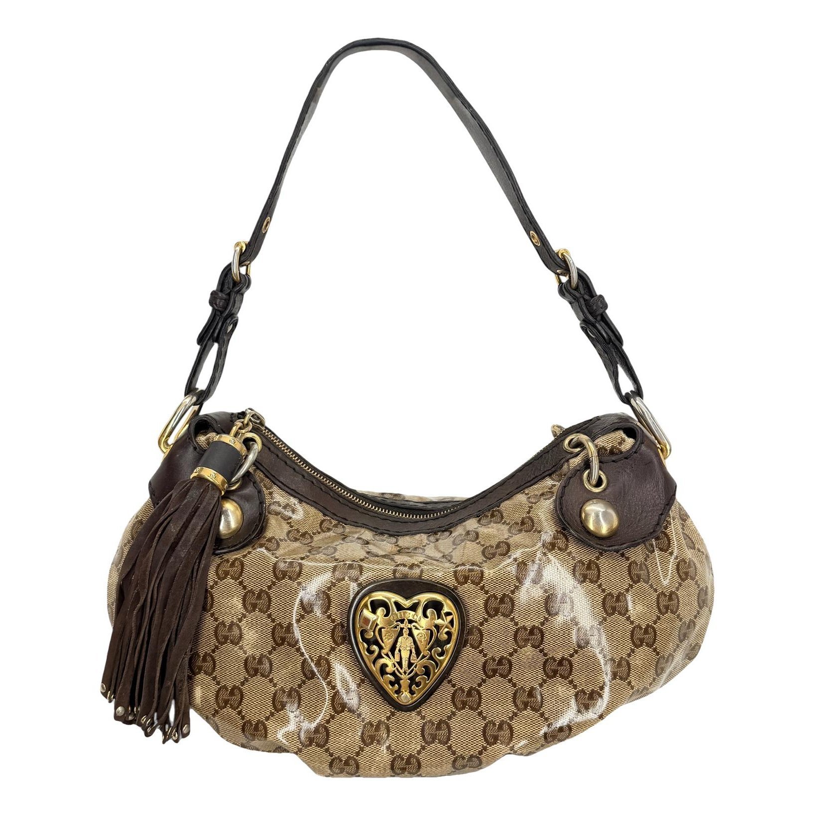 Hobo patent leather handbag