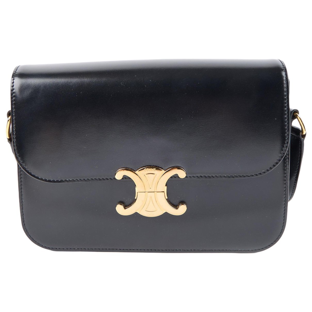 Triomphe leather crossbody bag