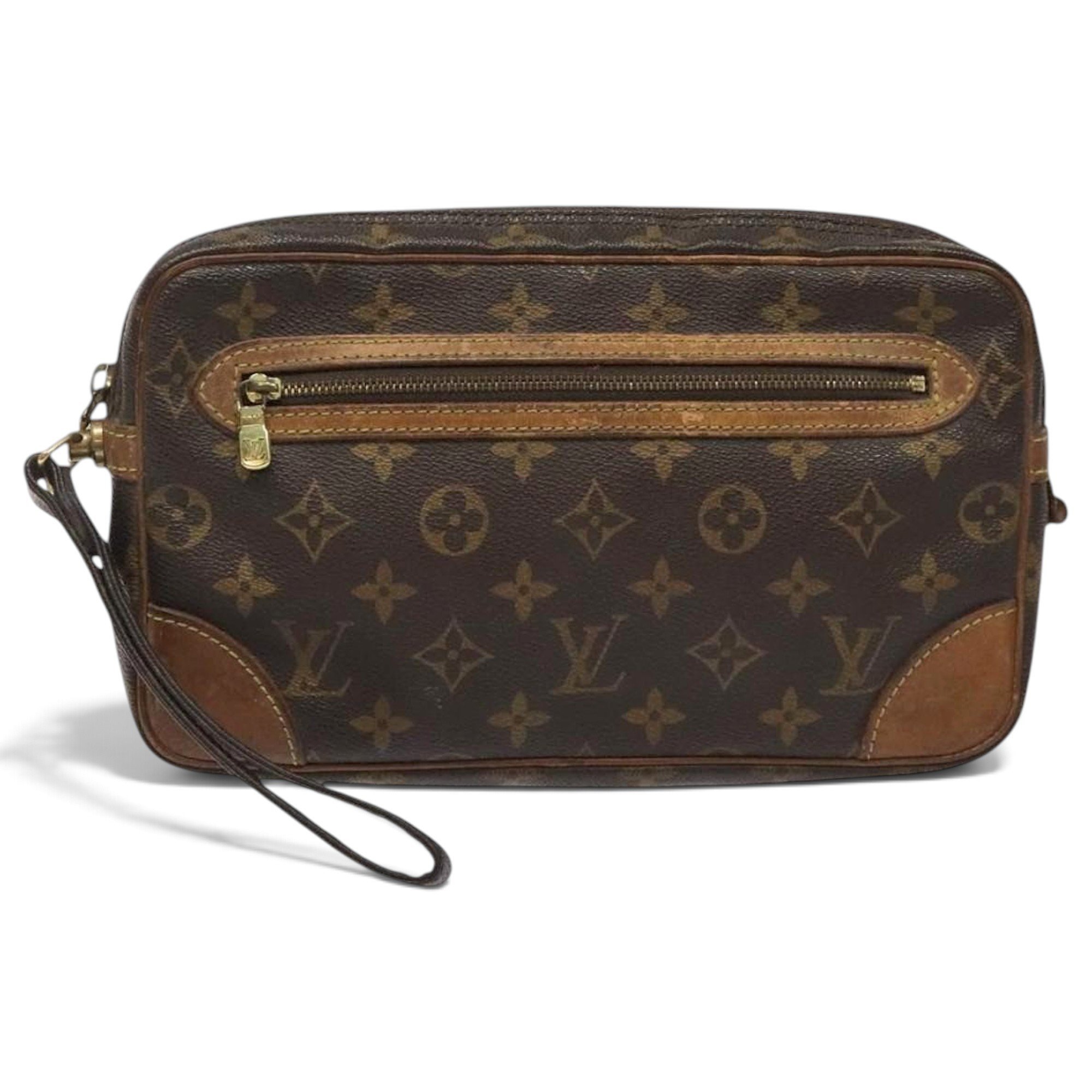 Marly Dragonne leather clutch bag