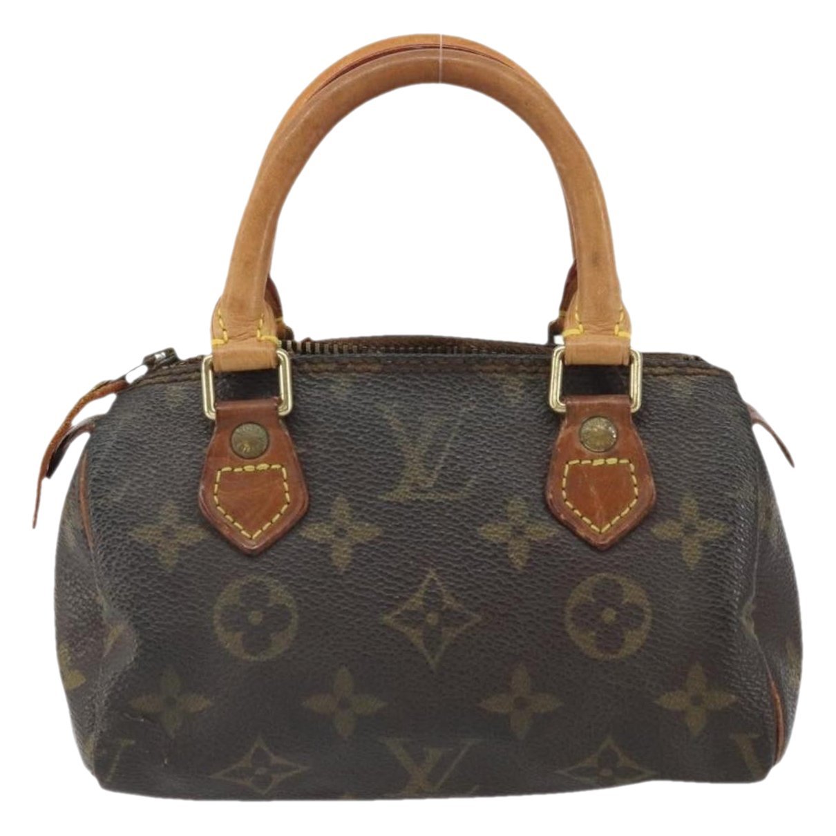 Speedy leather handbag