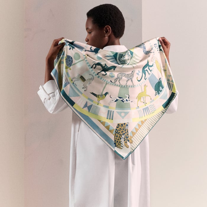 Le Carrousel Du Tigre Royal Scarf 90