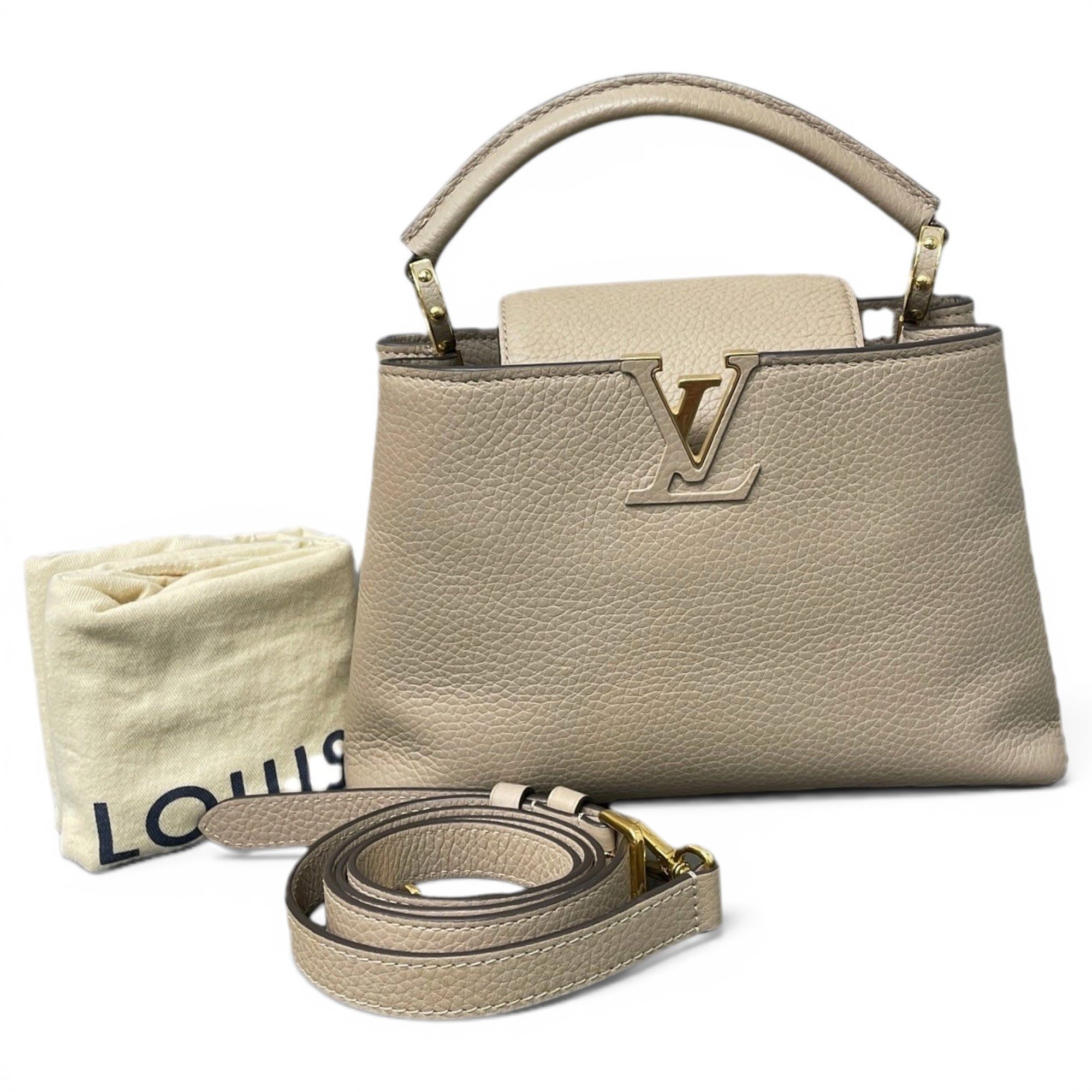 Capucines leather handbag