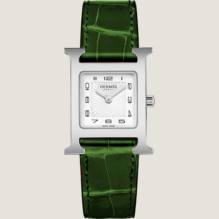 Vert Moyen Heure H Small Model 25 MM Single Tour Watch Strap