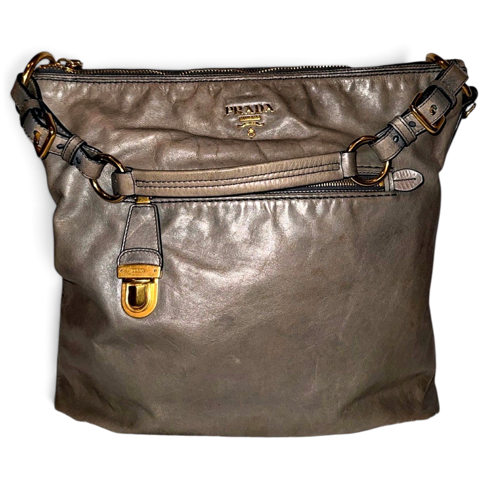 Leather handbag