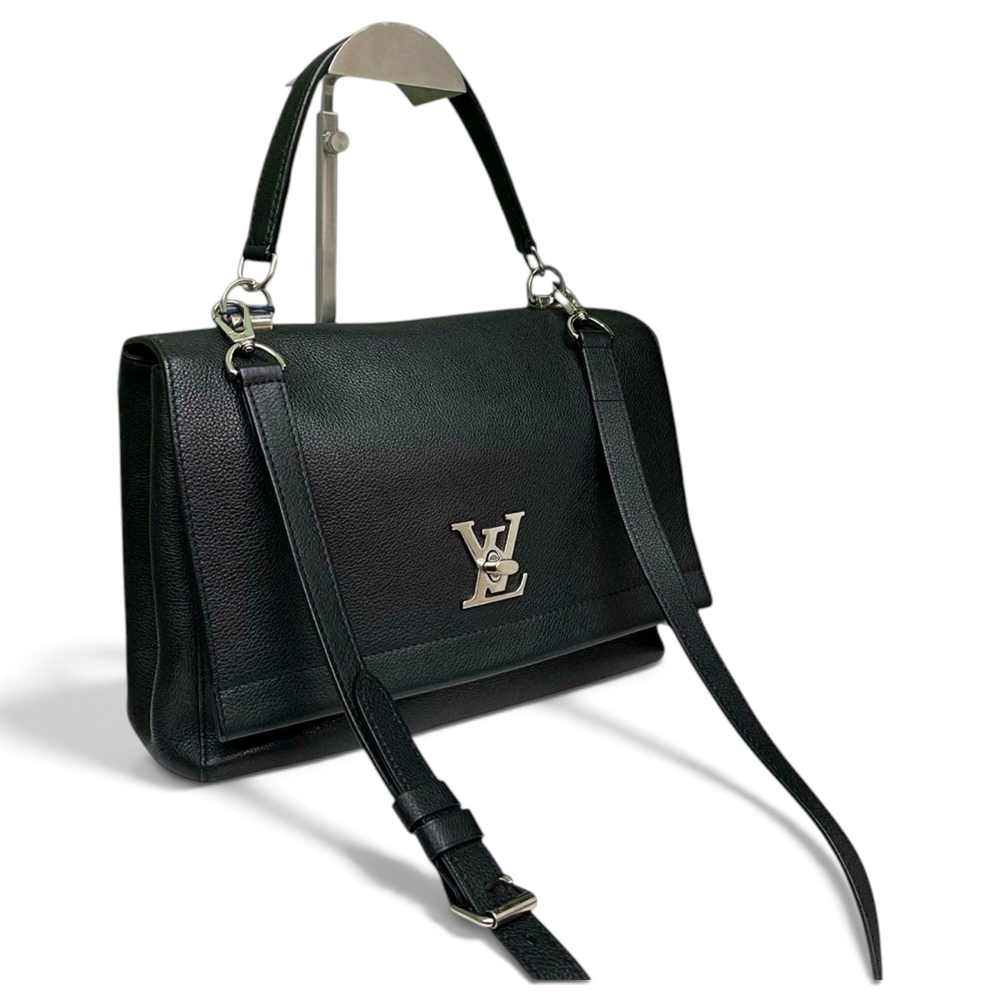 Lockme leather handbag