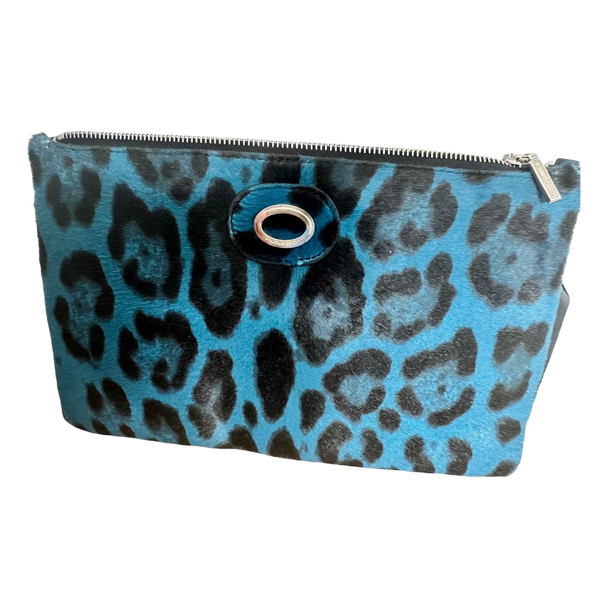 Pony-style calfskin clutch bag