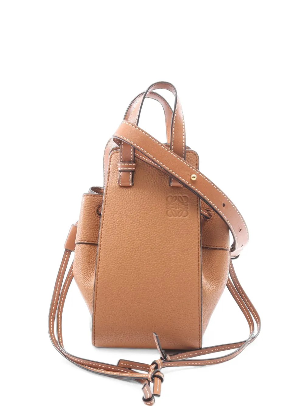 2000s mini Hammock leather tote bag
