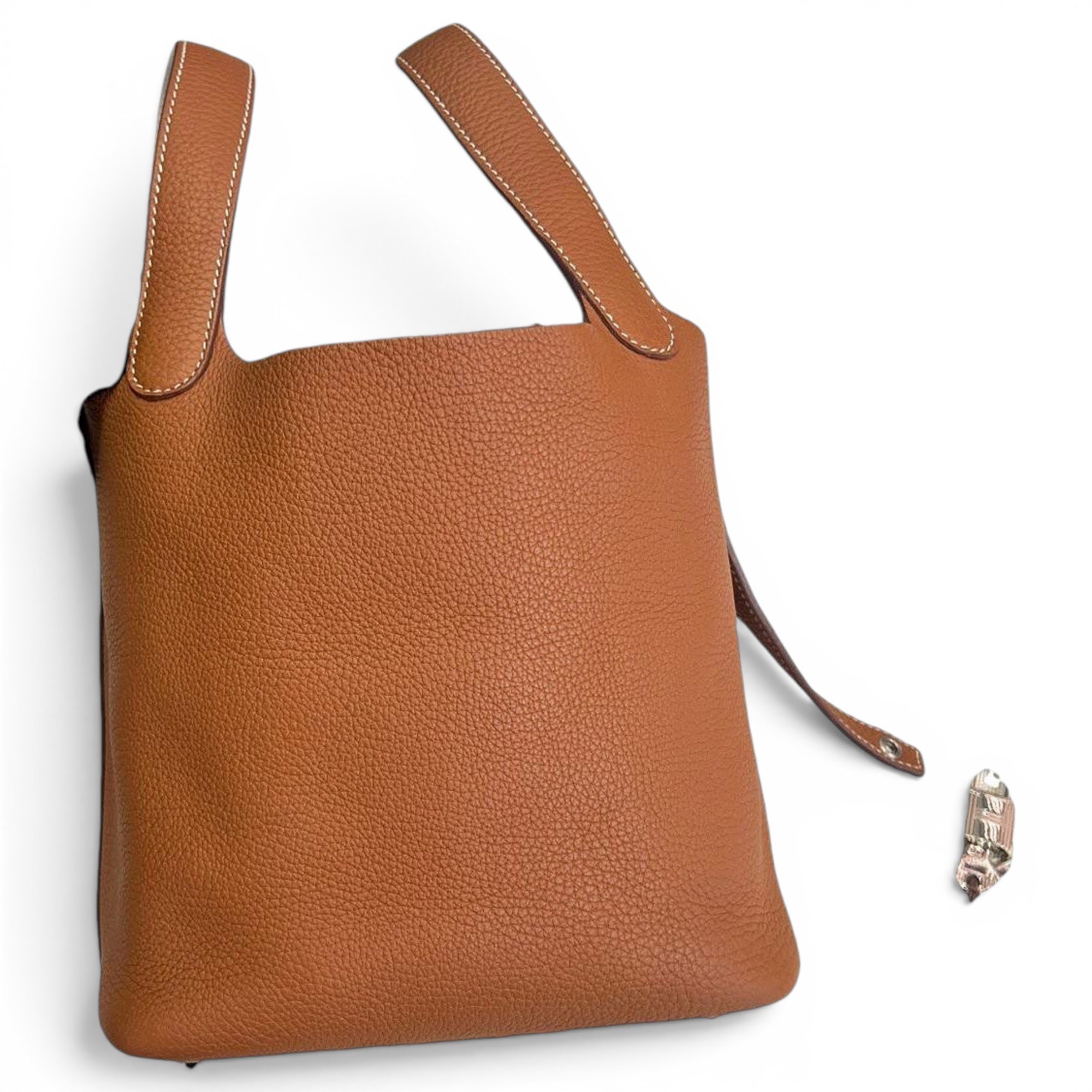 Picotin leather handbag