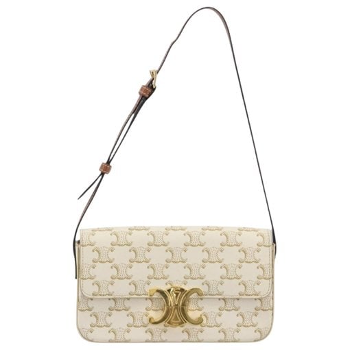 Triomphe leather handbag