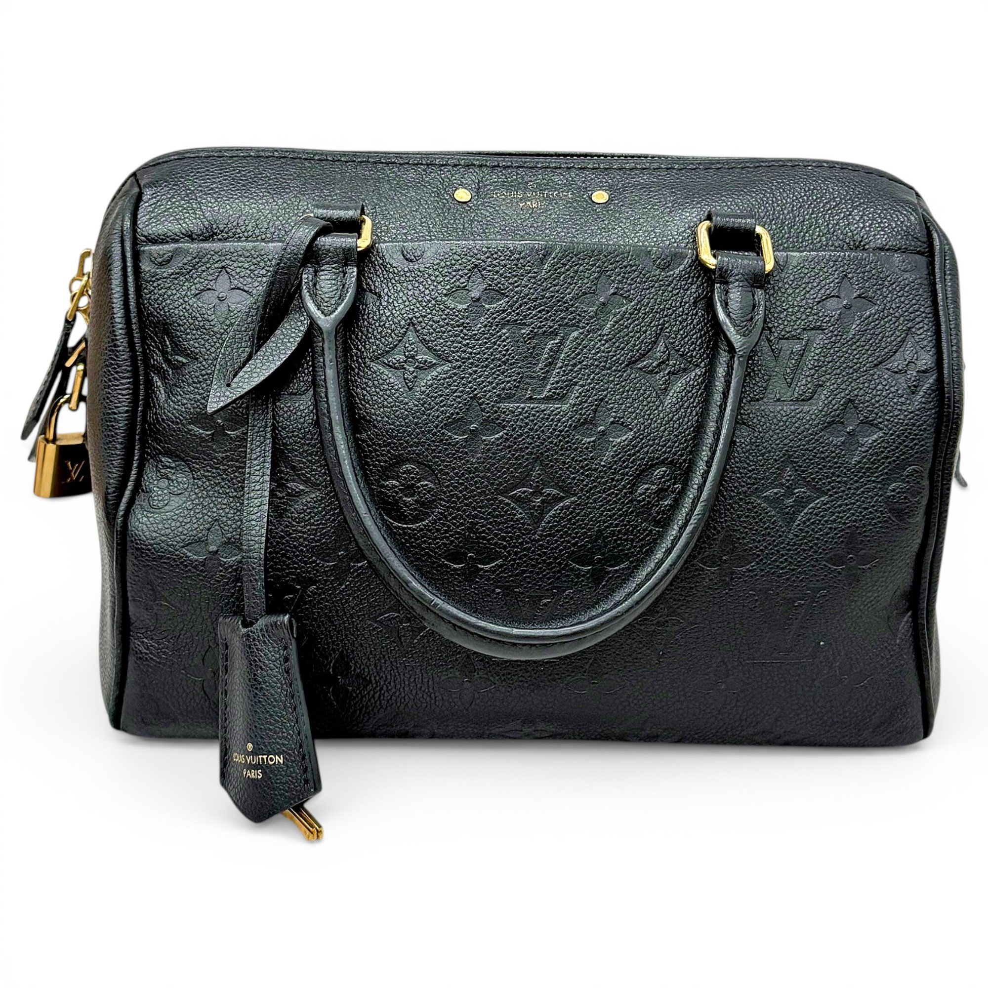 Speedy leather handbag