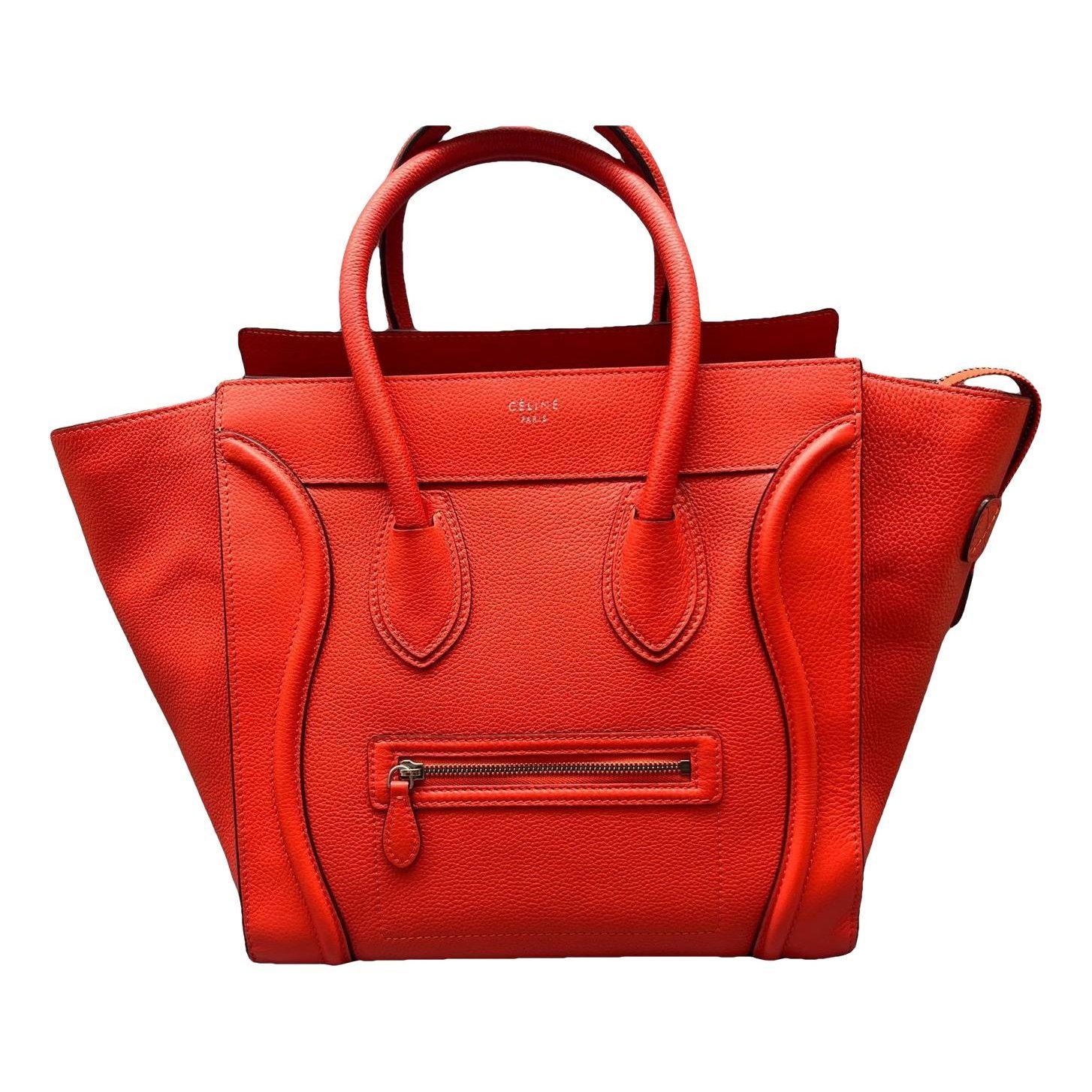 Luggage leather handbag