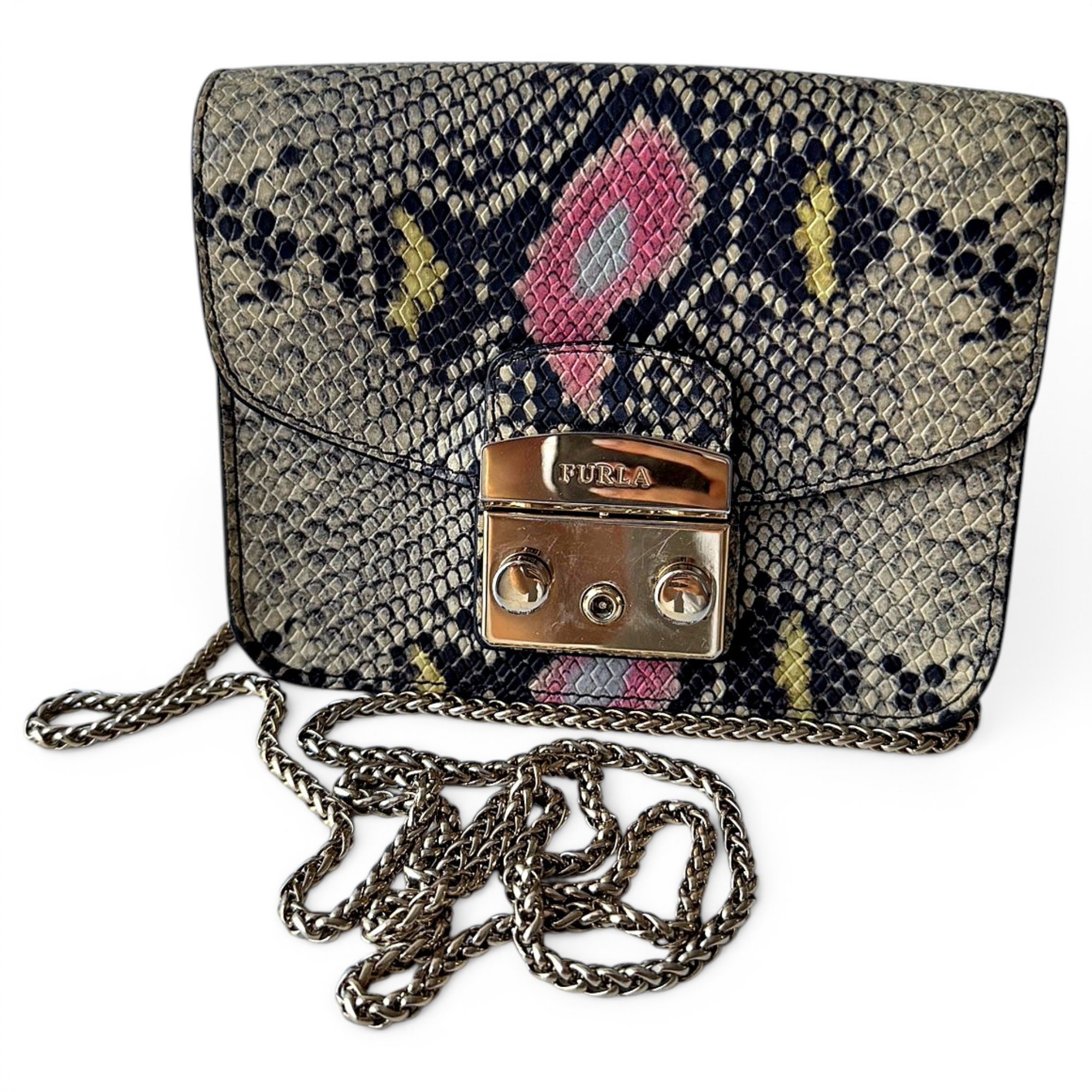 Metropolis leather crossbody bag
