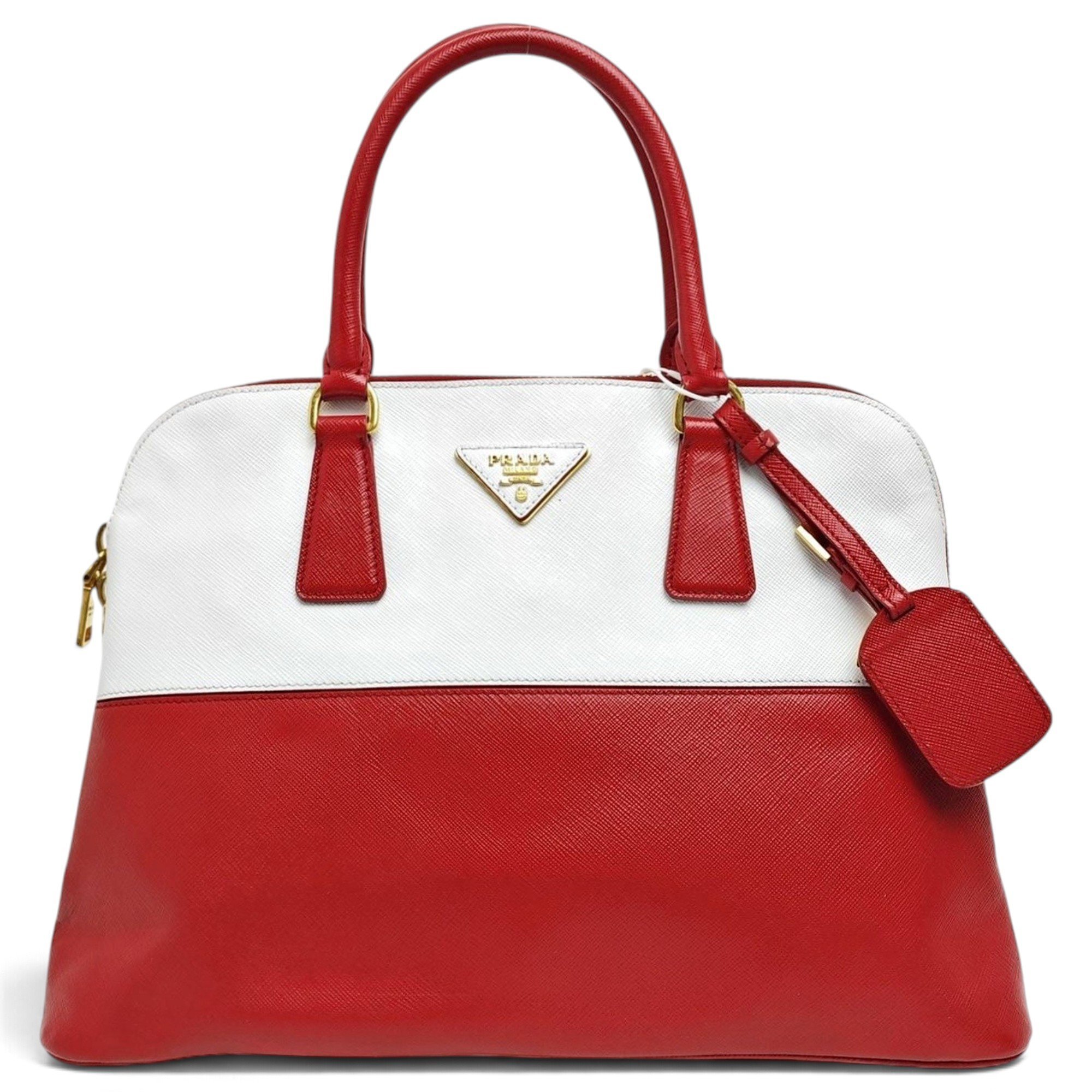 Promenade leather handbag