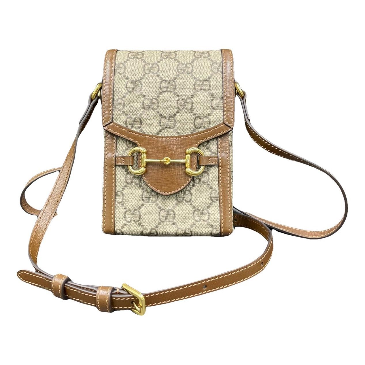 Horsebit 1955 Vertical leather handbag