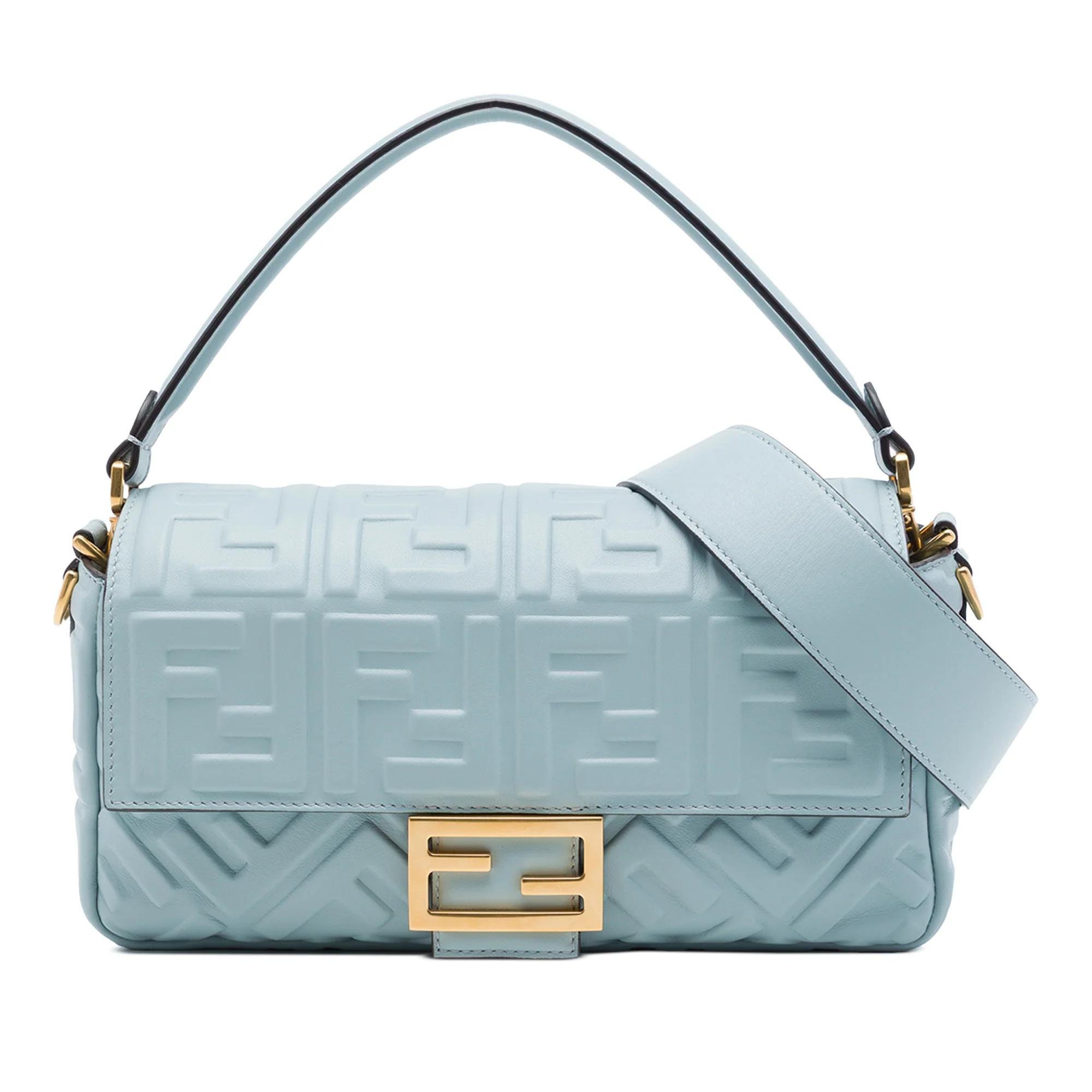 Baguette leather satchel