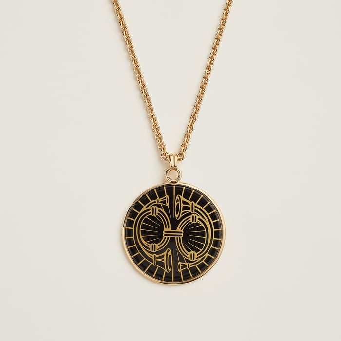 Medaille Bijou Deux Cors necklace, large model