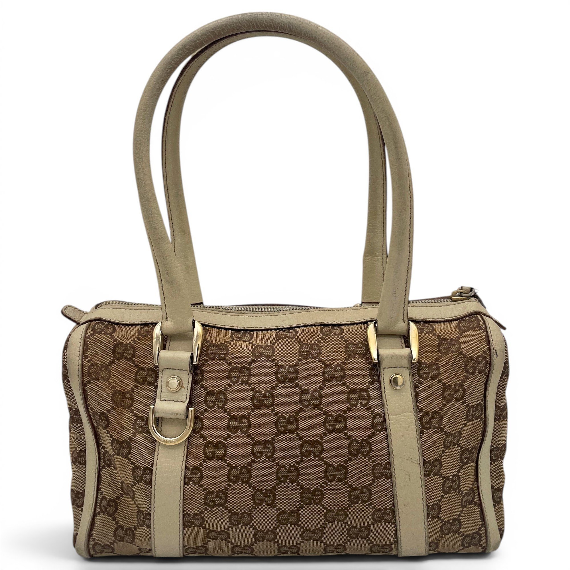 Boston leather handbag