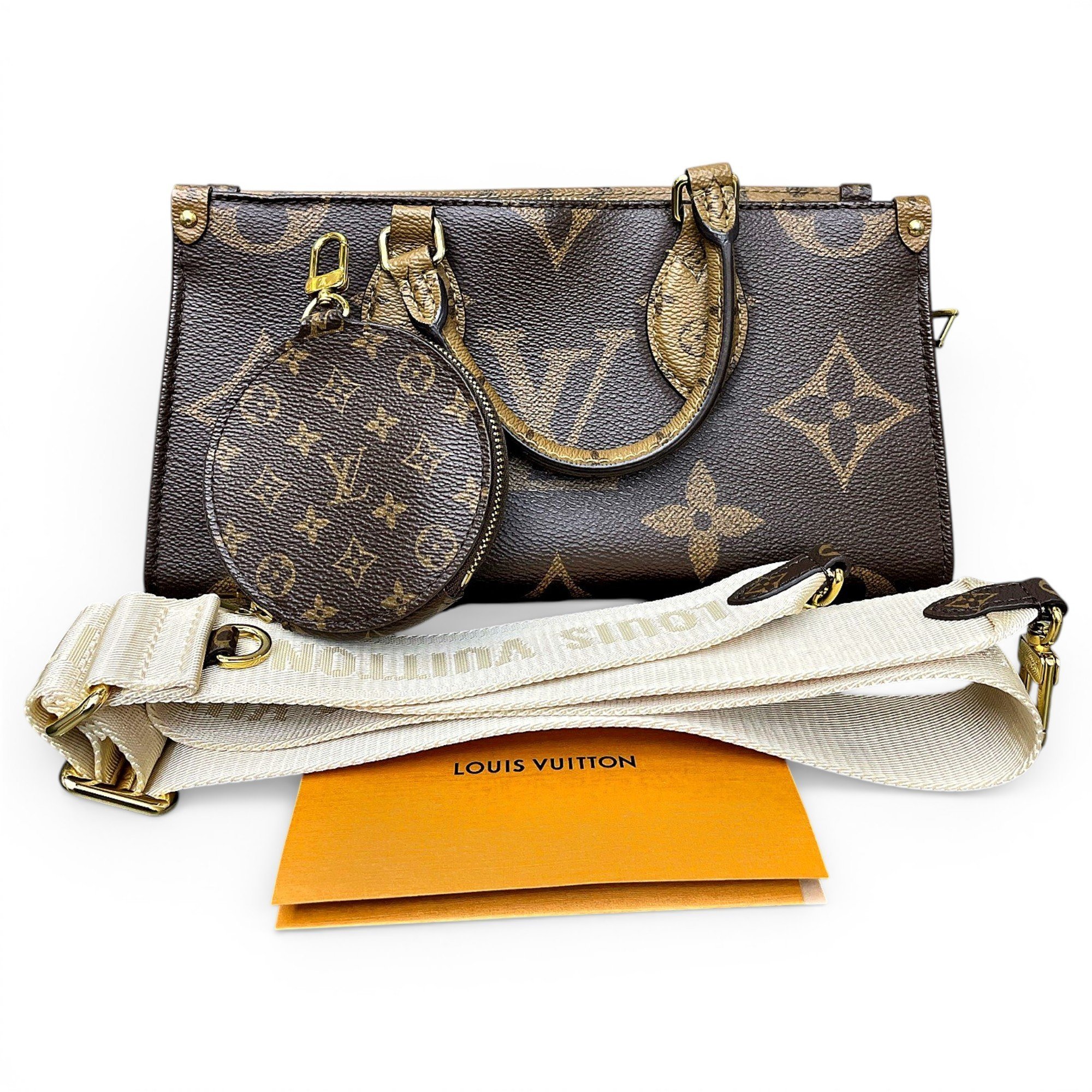 OnTheGo East West leather handbag