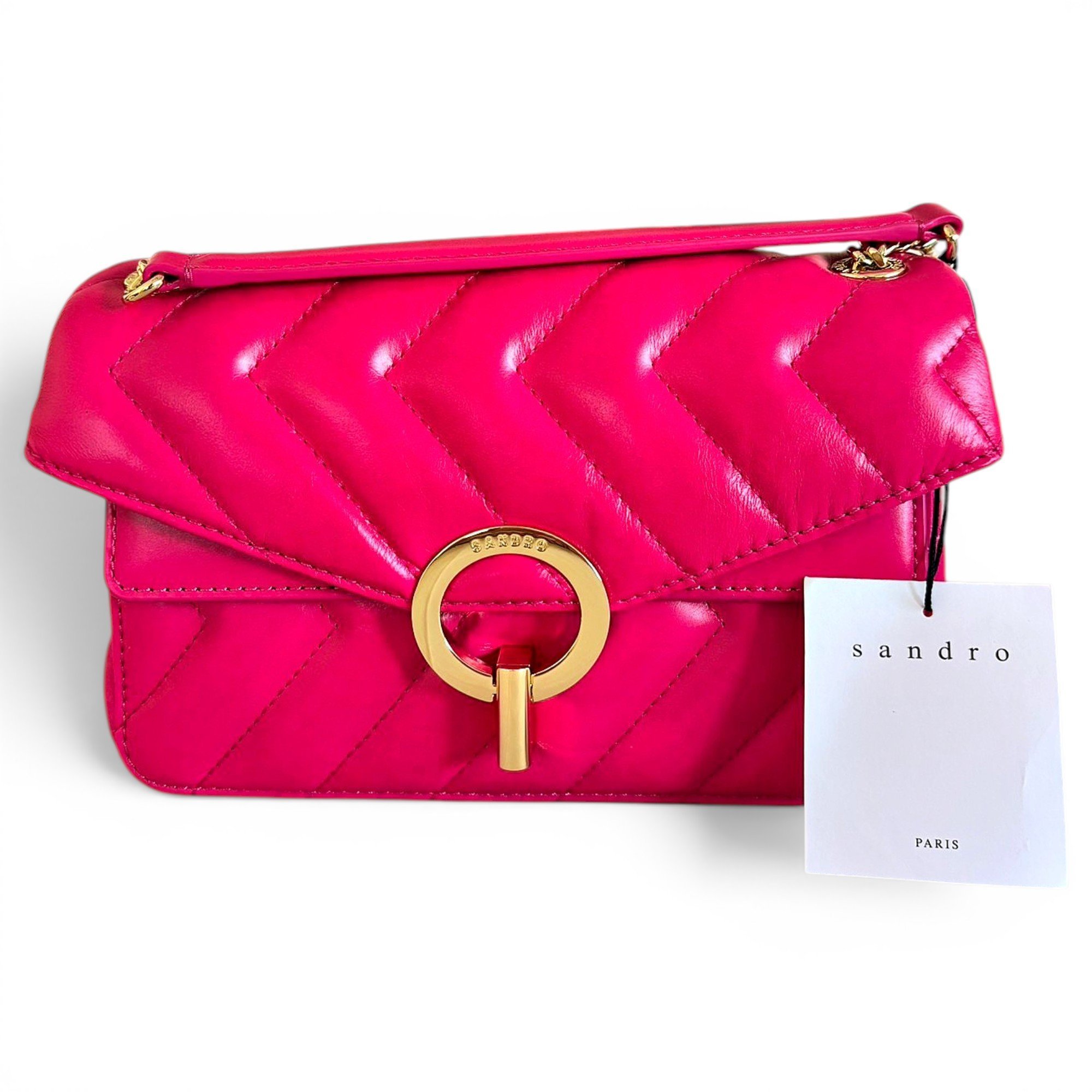 Sandro Yza leather handbag