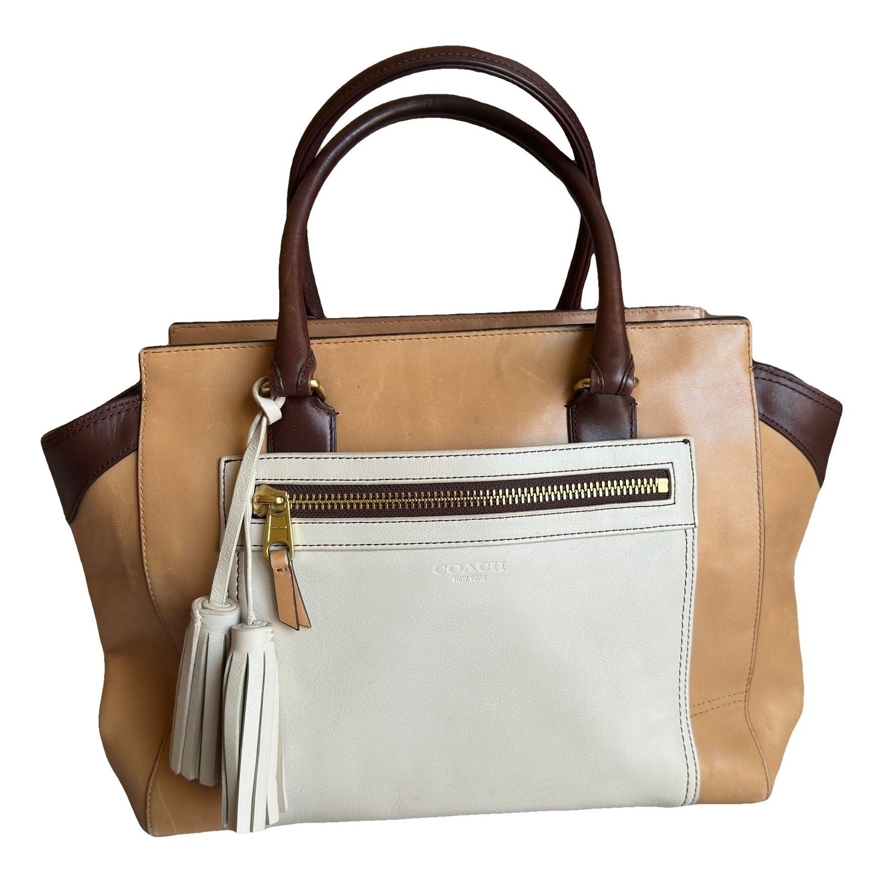 Leather handbag