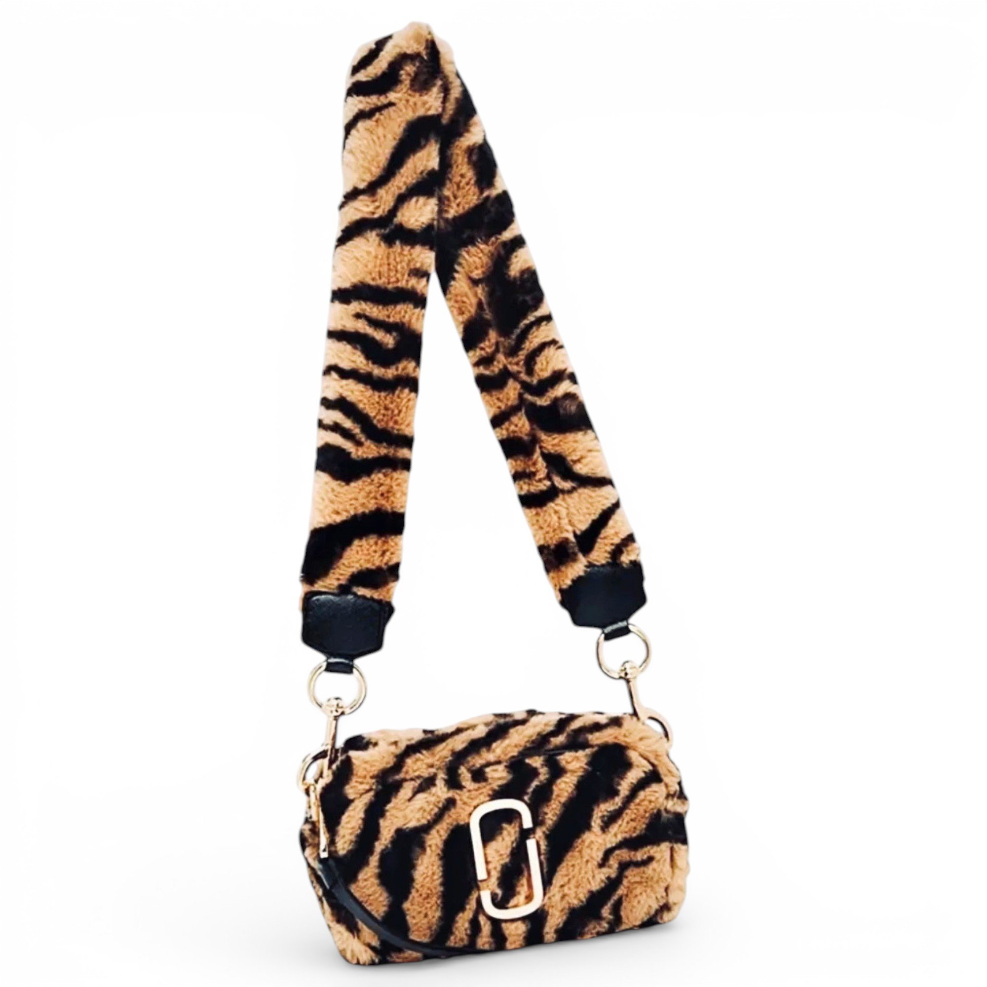 Faux fur handbag