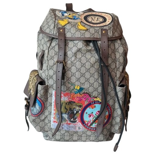 Vinyl backpack