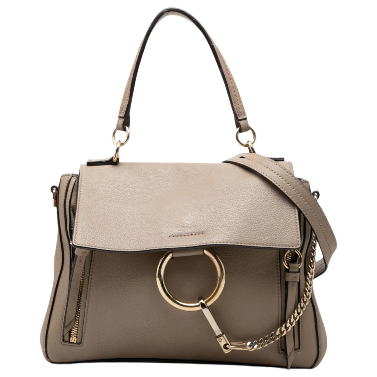 Faye leather satchel
