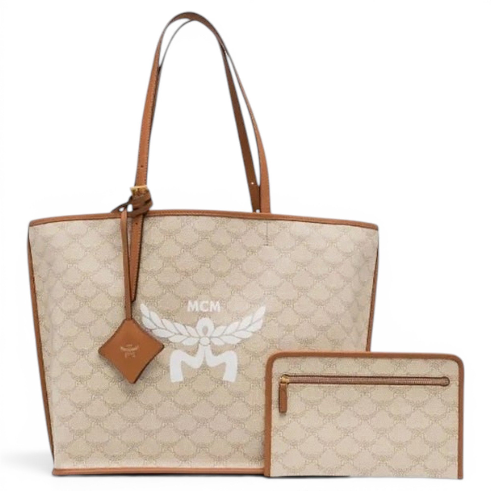 Leather tote