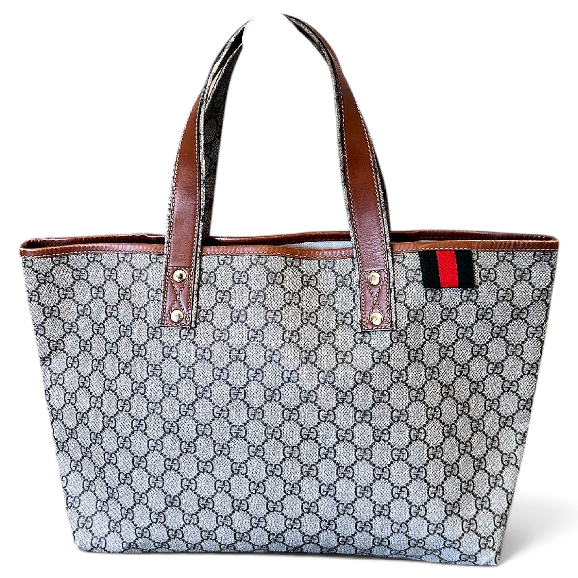 Leather tote