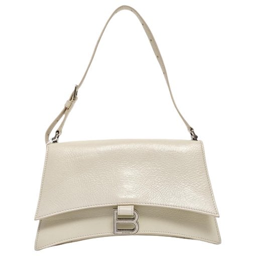 Crush leather handbag