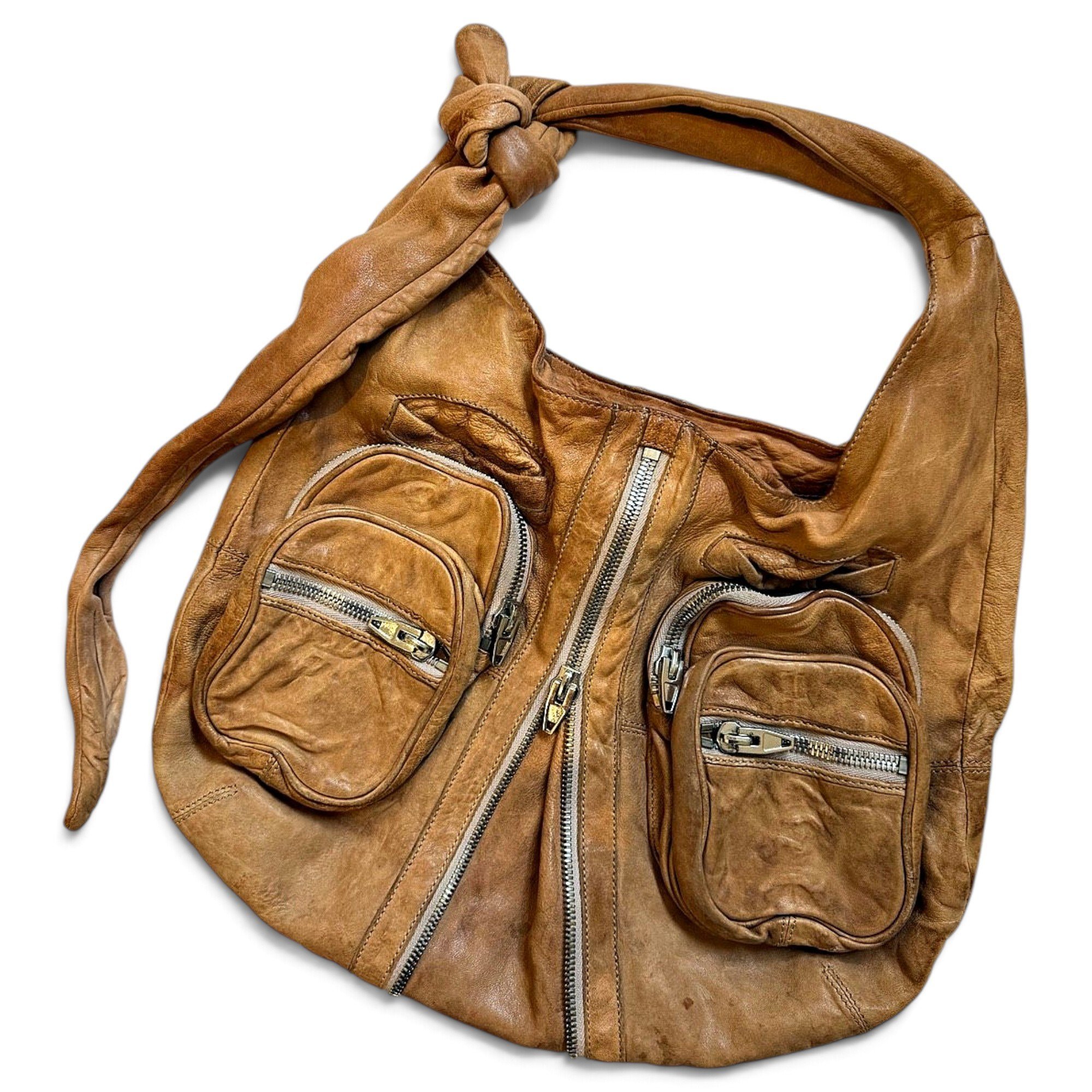 Leather handbag