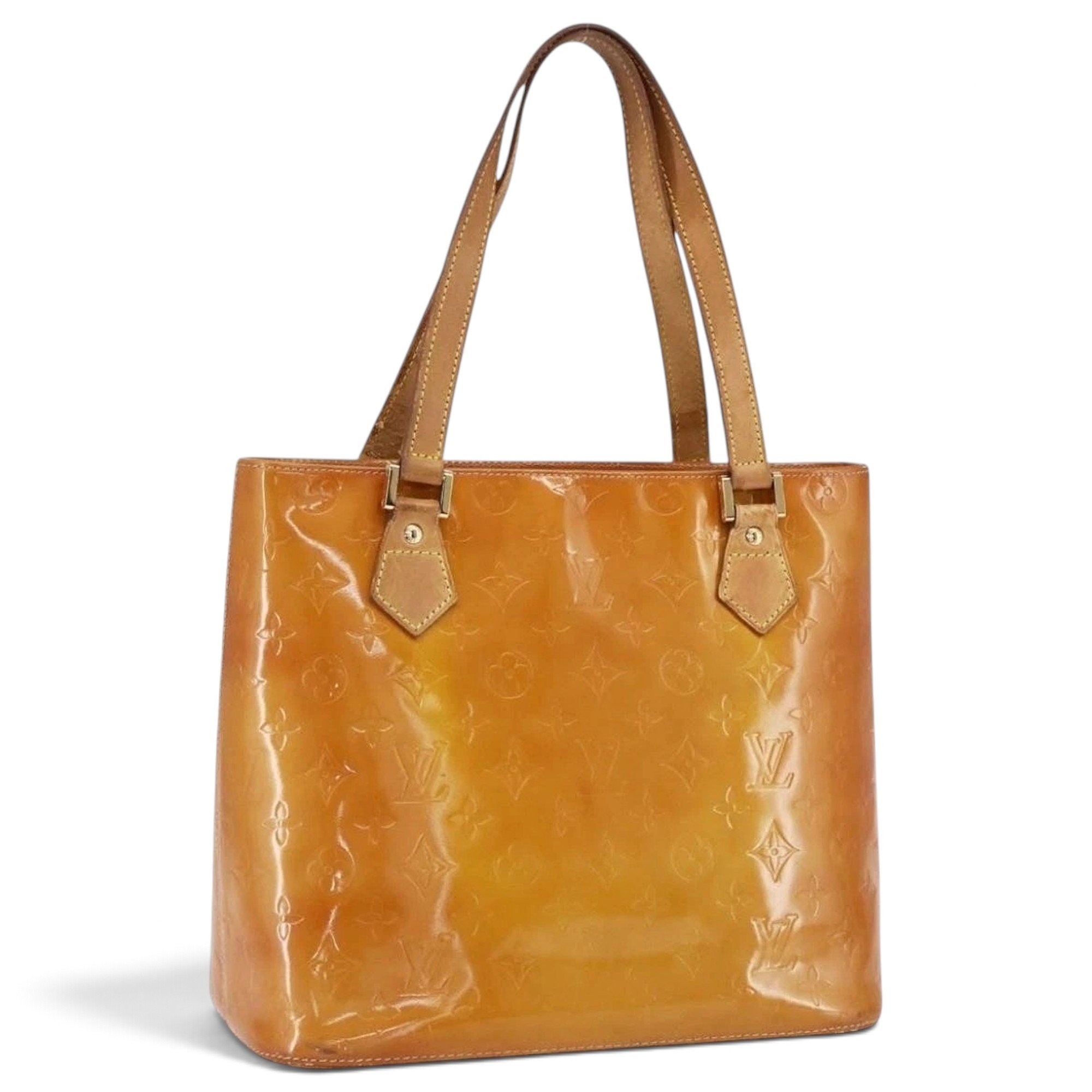 Houston patent leather handbag
