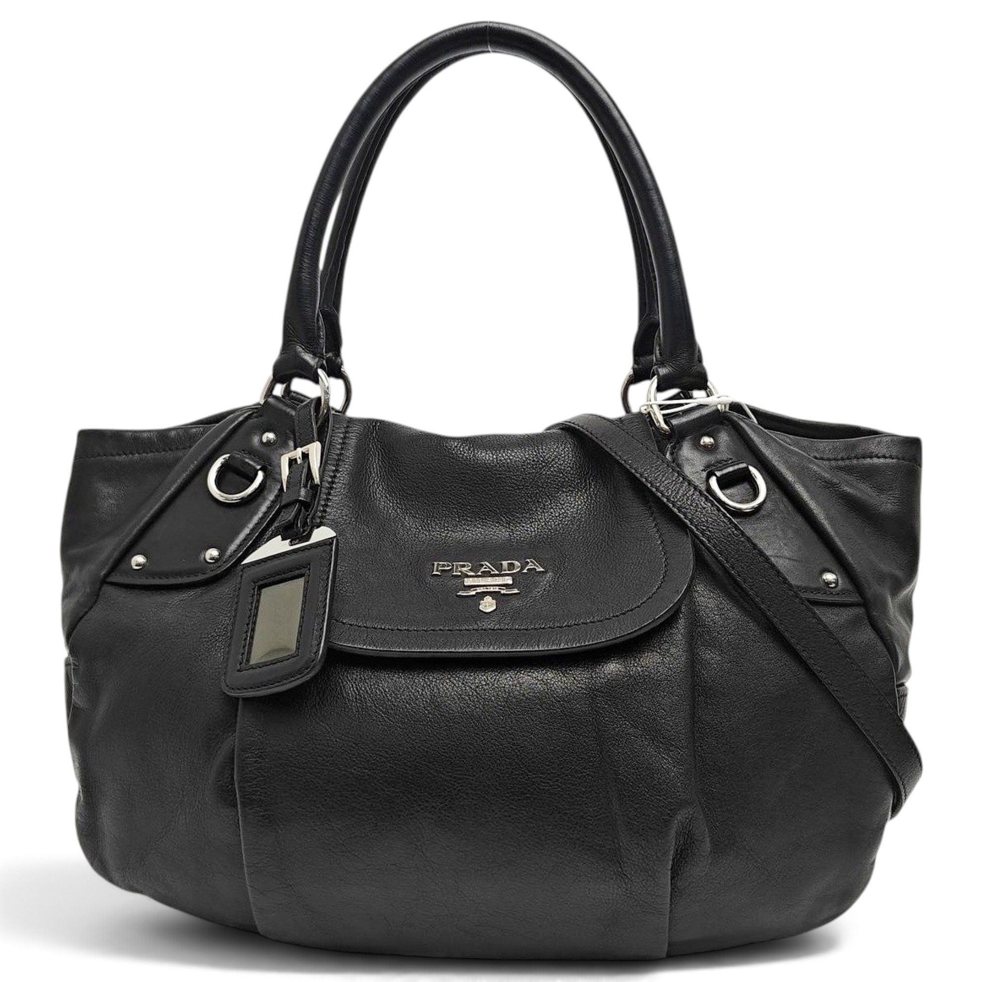 Leather handbag