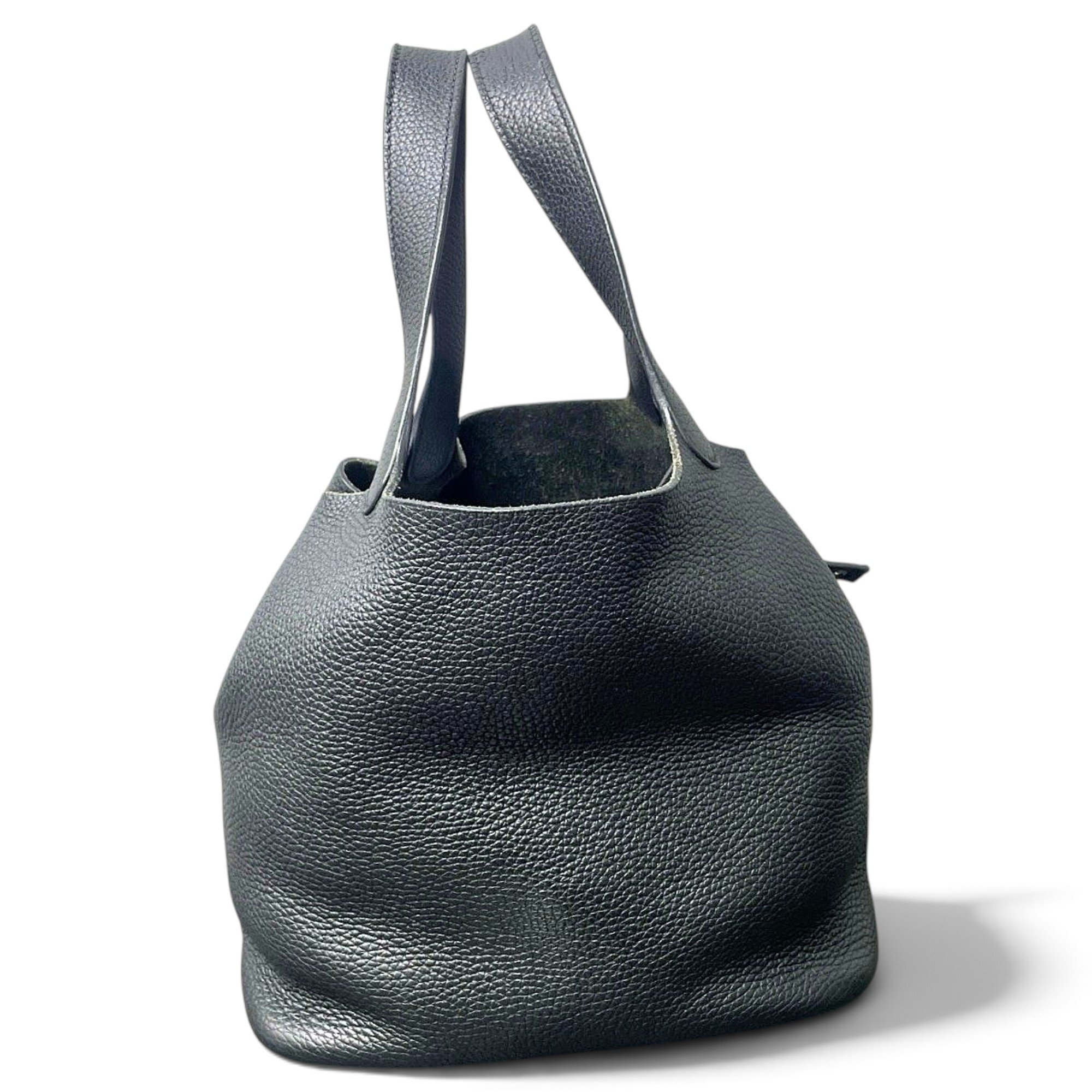 Picotin leather handbag