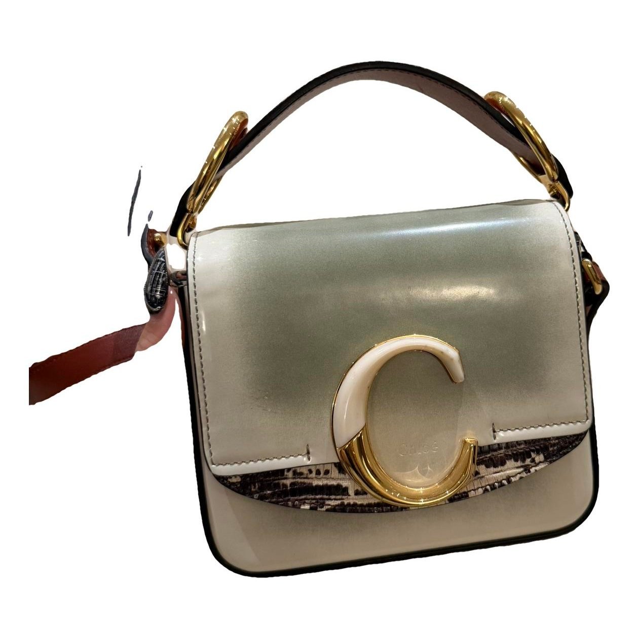Leather handbag
