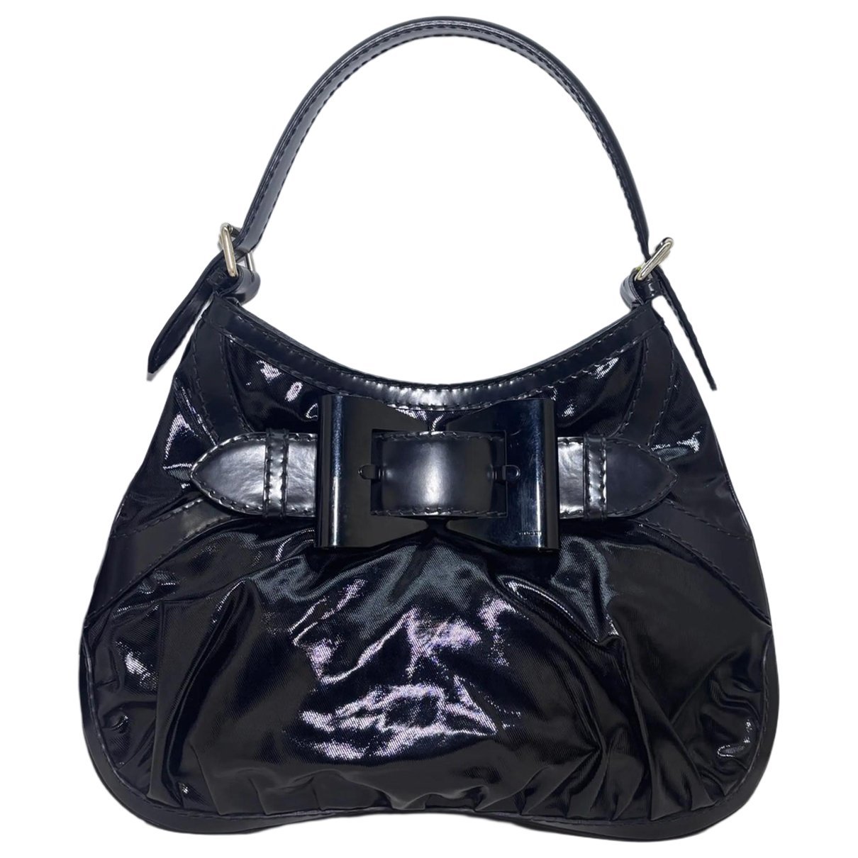 Hobo patent leather handbag