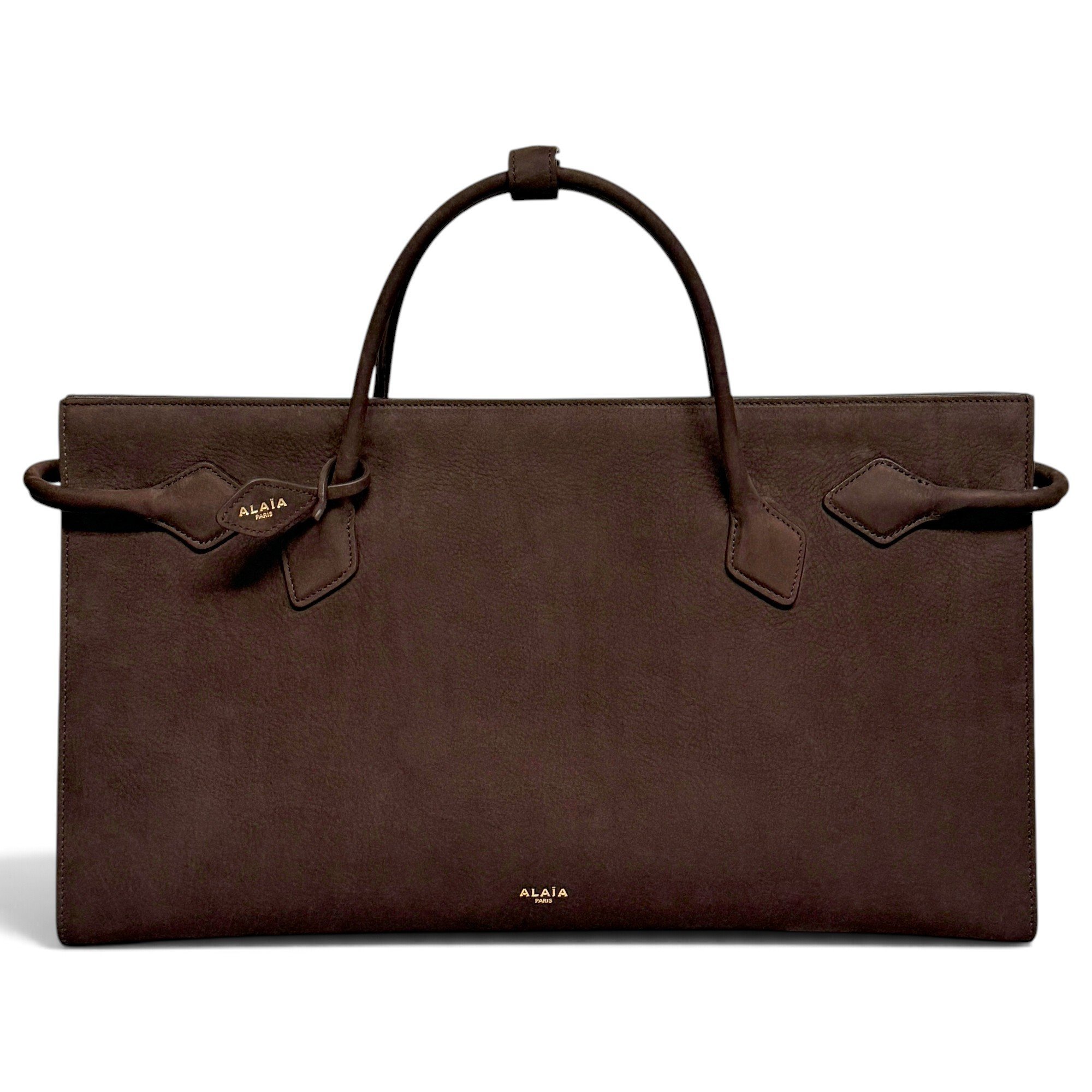 Le Teckel leather tote