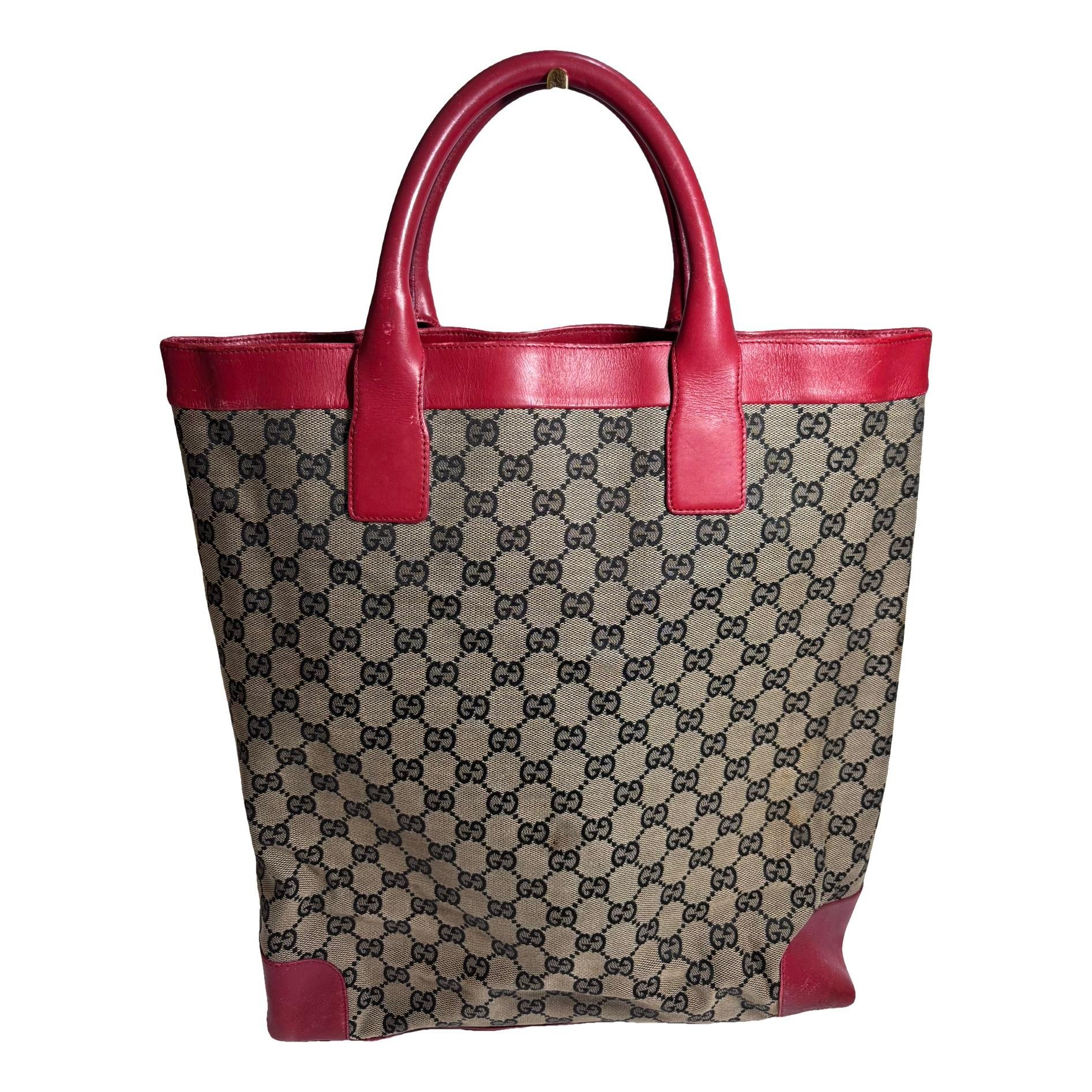 Leather tote