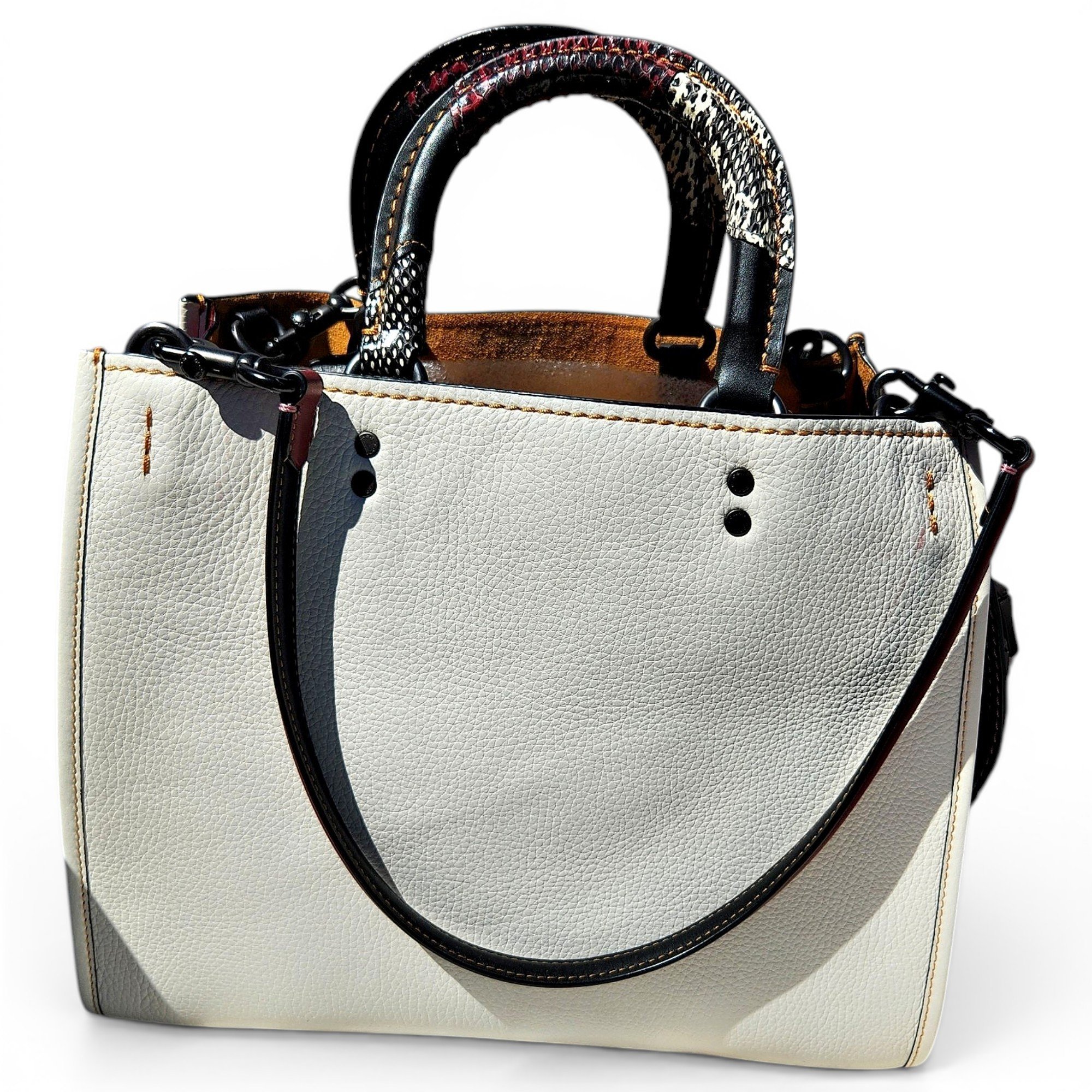 Leather satchel