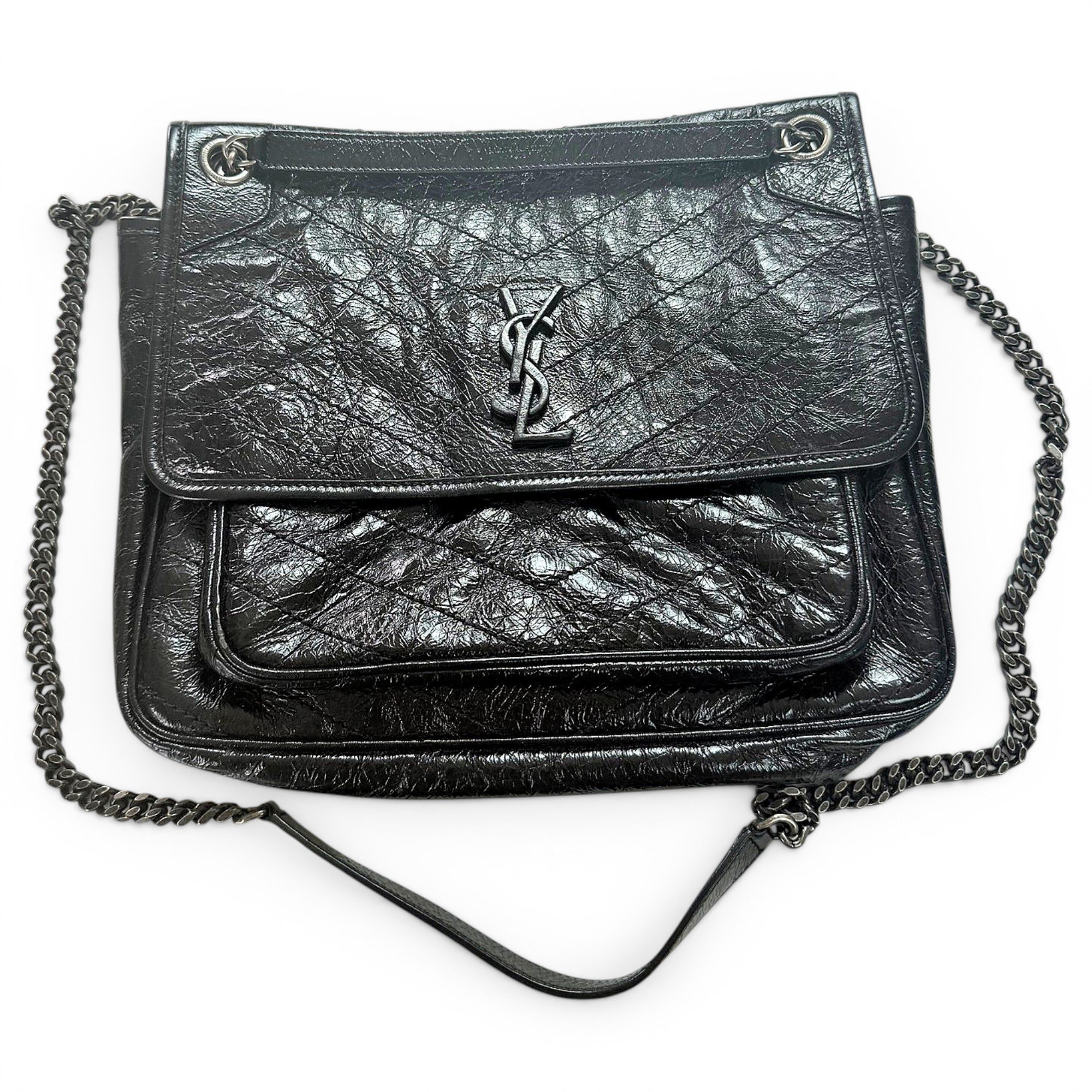 Niki leather crossbody bag