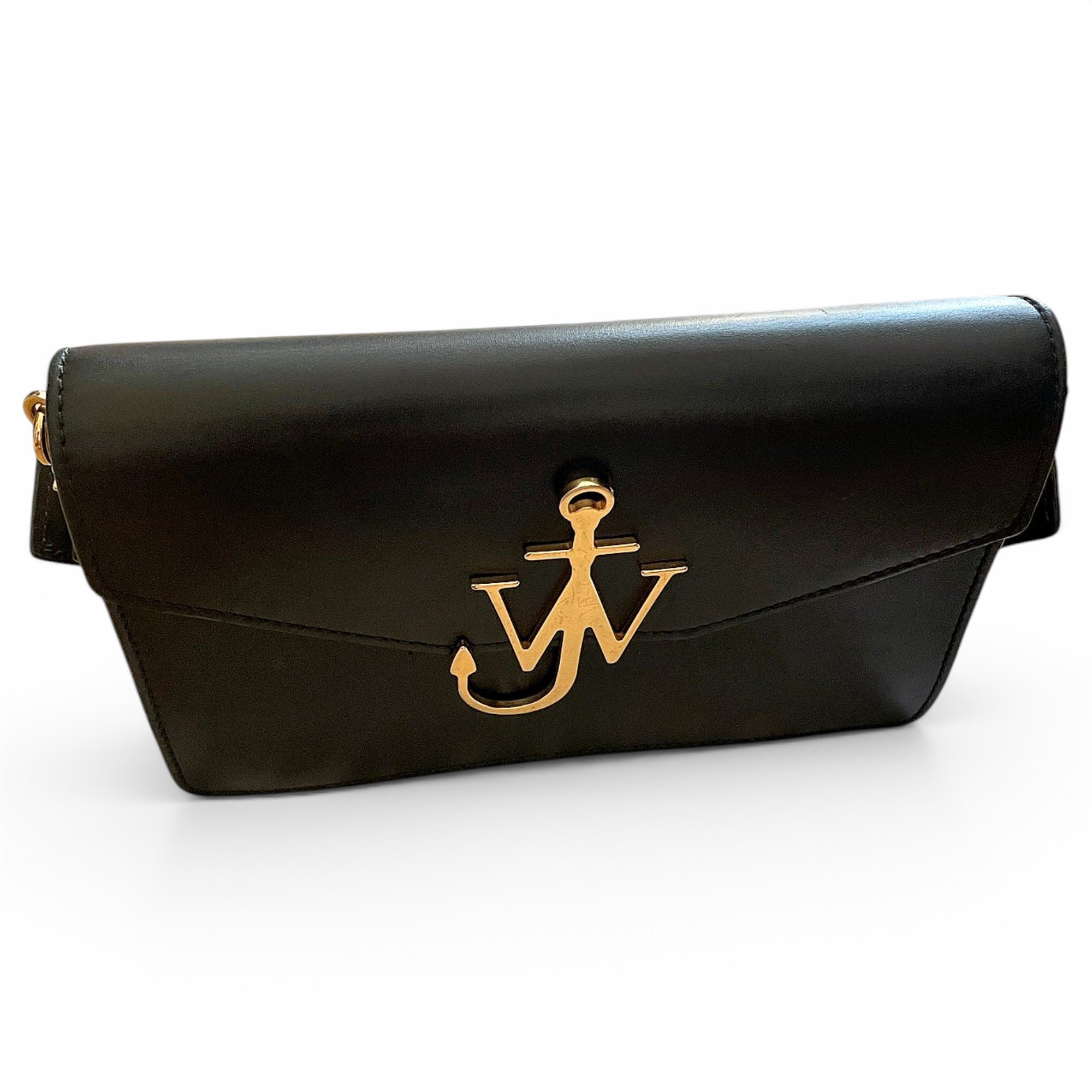 Logo leather handbag