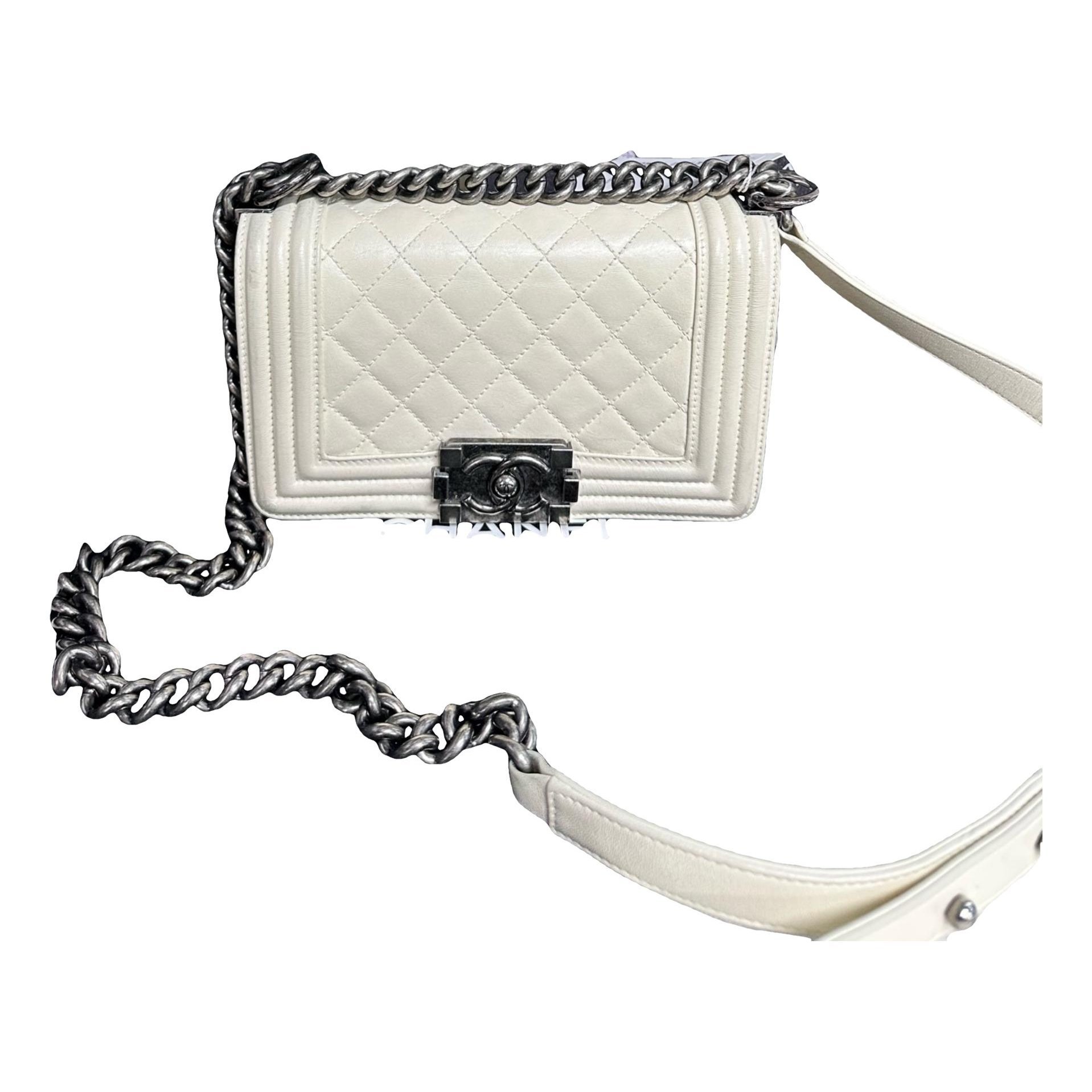 Boy leather crossbody bag