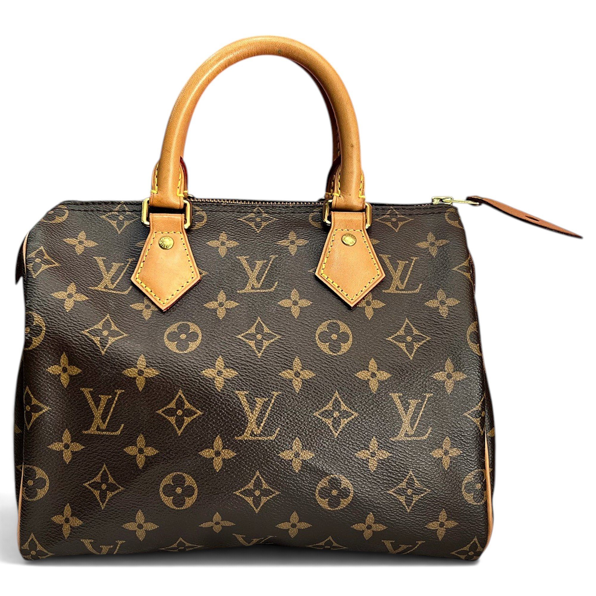Speedy leather handbag