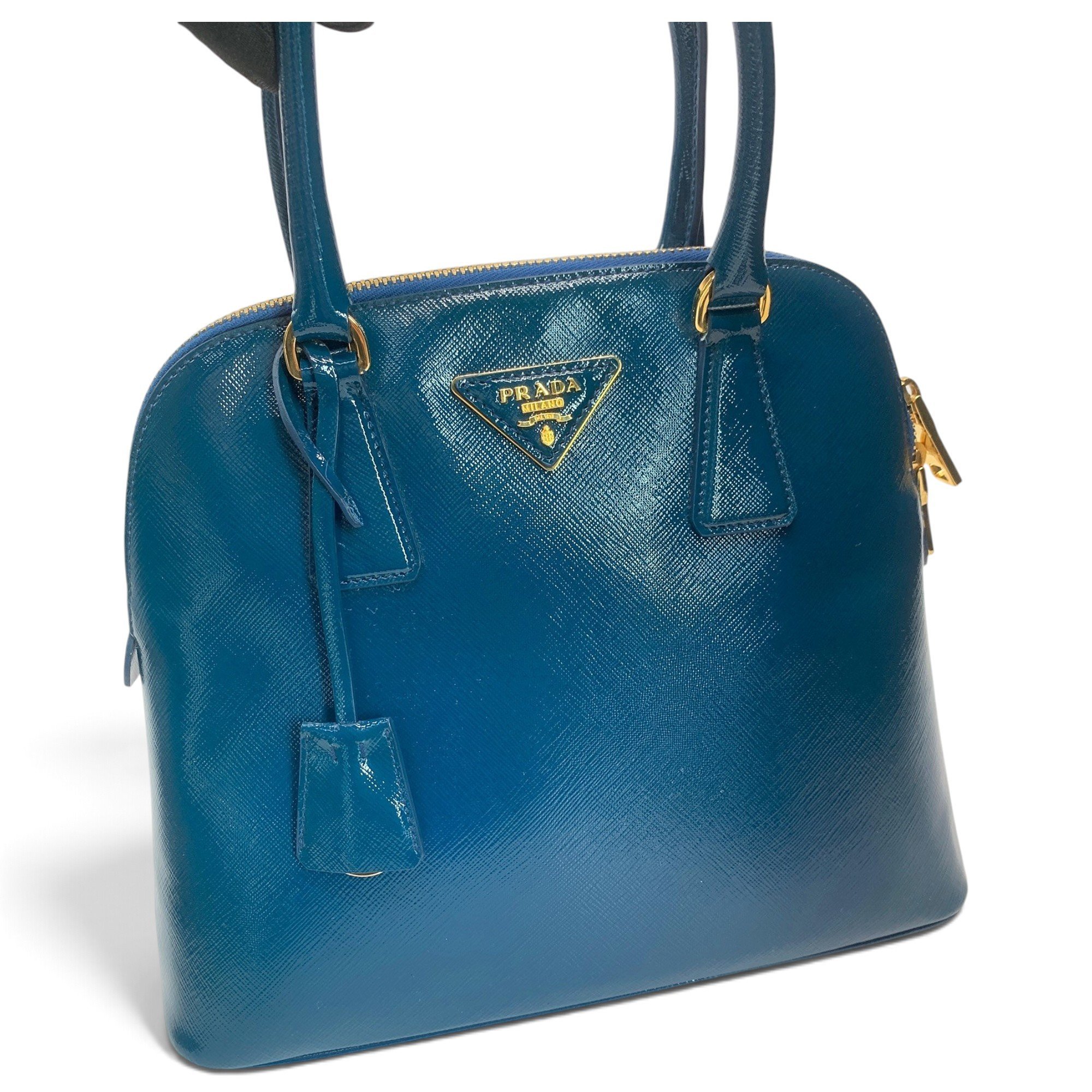 Leather bowling bag